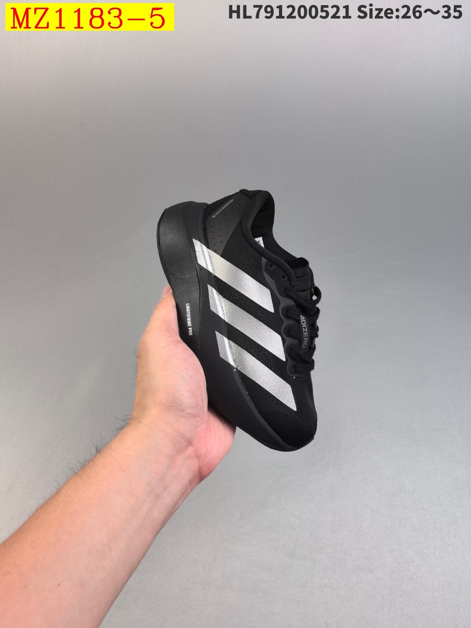 45$ Adidas Adizero Evo SLfor kids size 26-35 223420 MZ1183 gallery