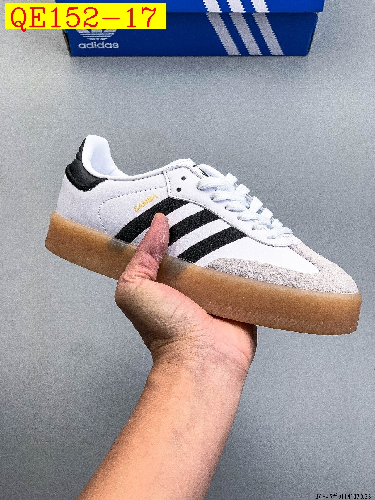 45$ Adidas Originals SAMBAE W size 36-40 half 629230 QE152 gallery
