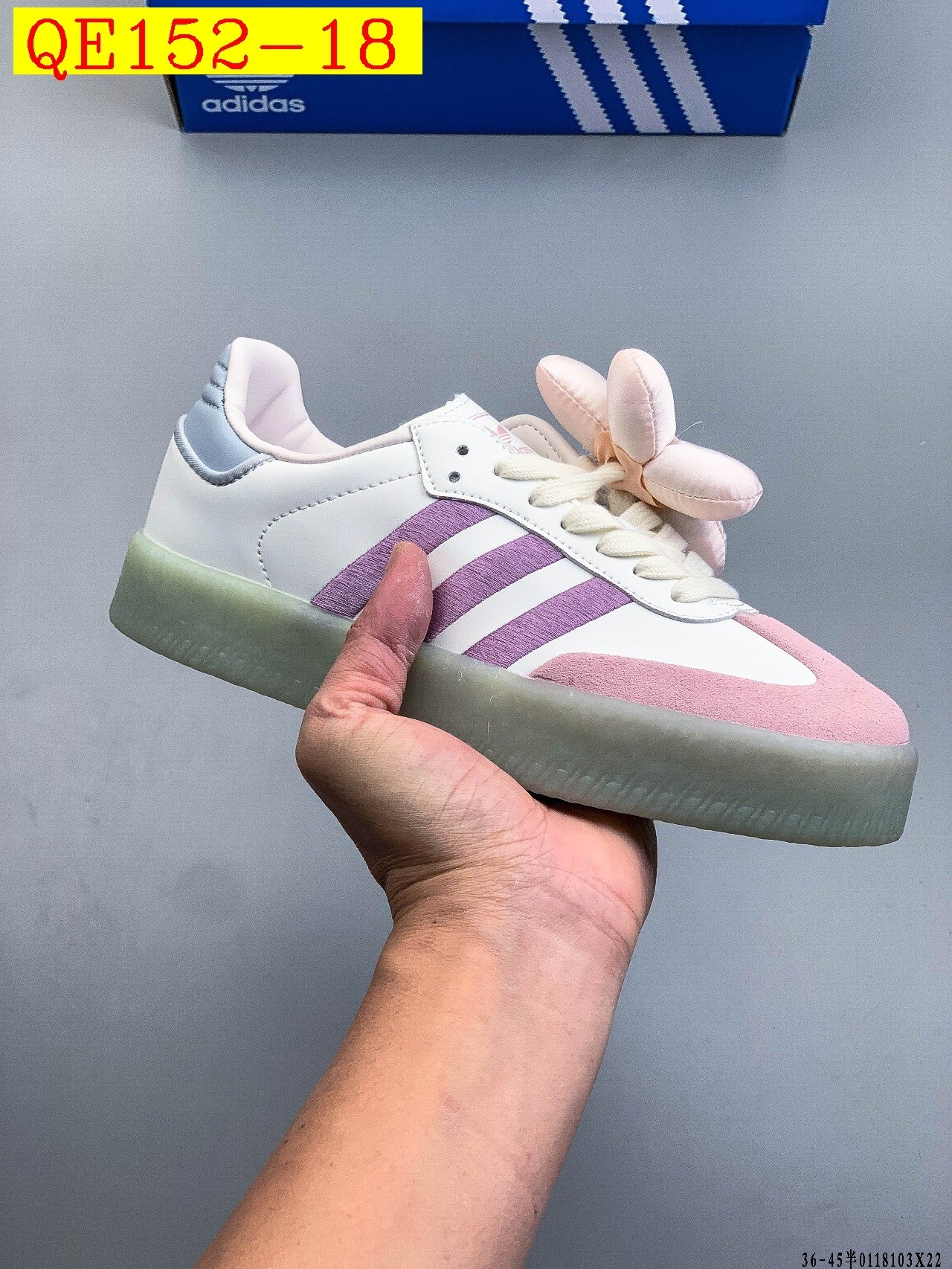 45$ Adidas Originals SAMBAE W size 36-40 half 629230 QE152 gallery