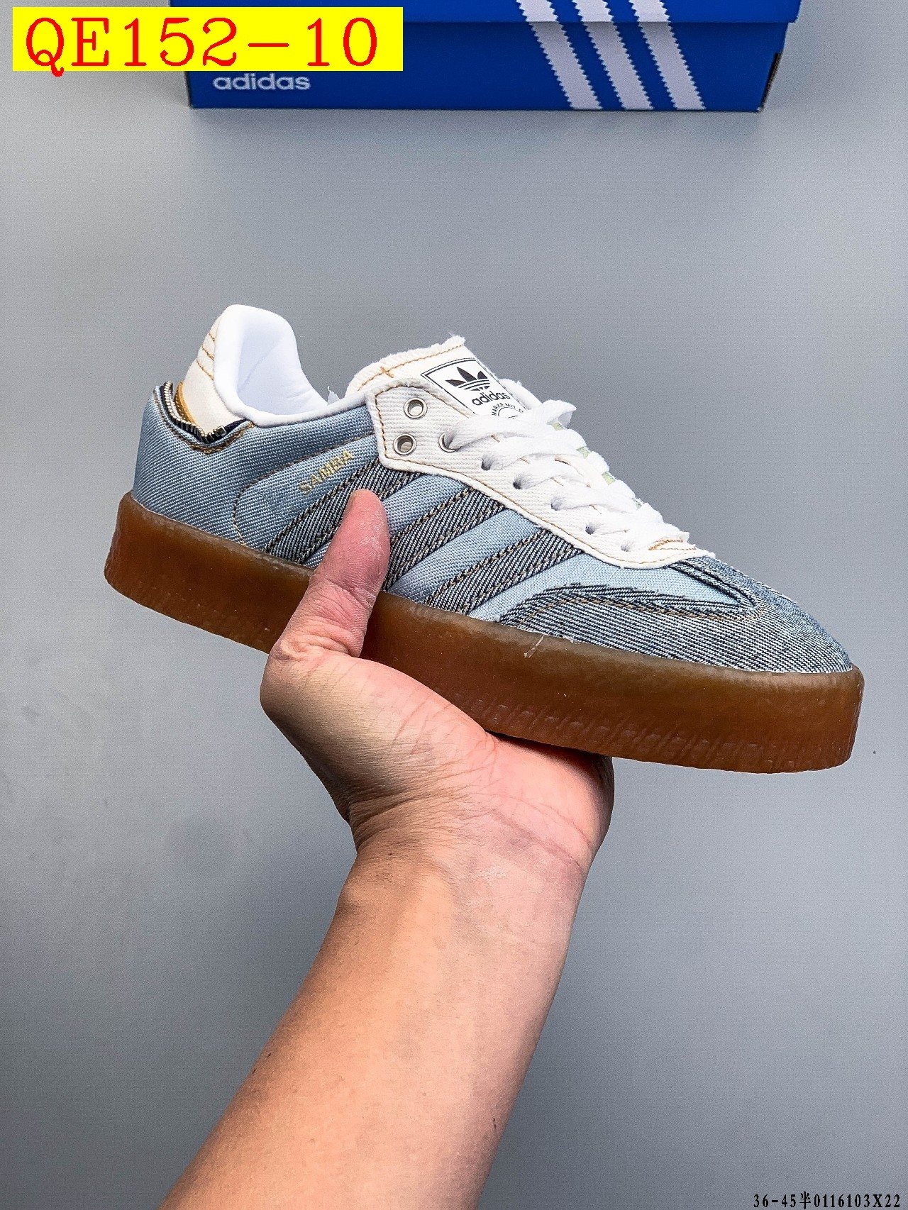 45$ Adidas Originals SAMBAE W size 36-40 half 629230 QE152 gallery