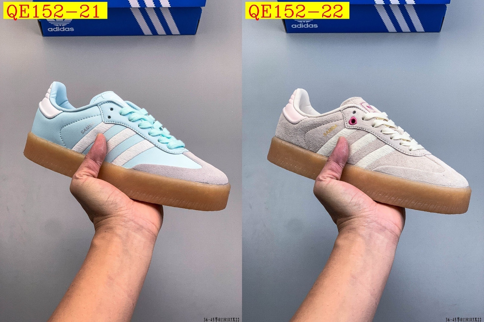 45$ Adidas Originals SAMBAE W size 36-40 half 629230 QE152 gallery
