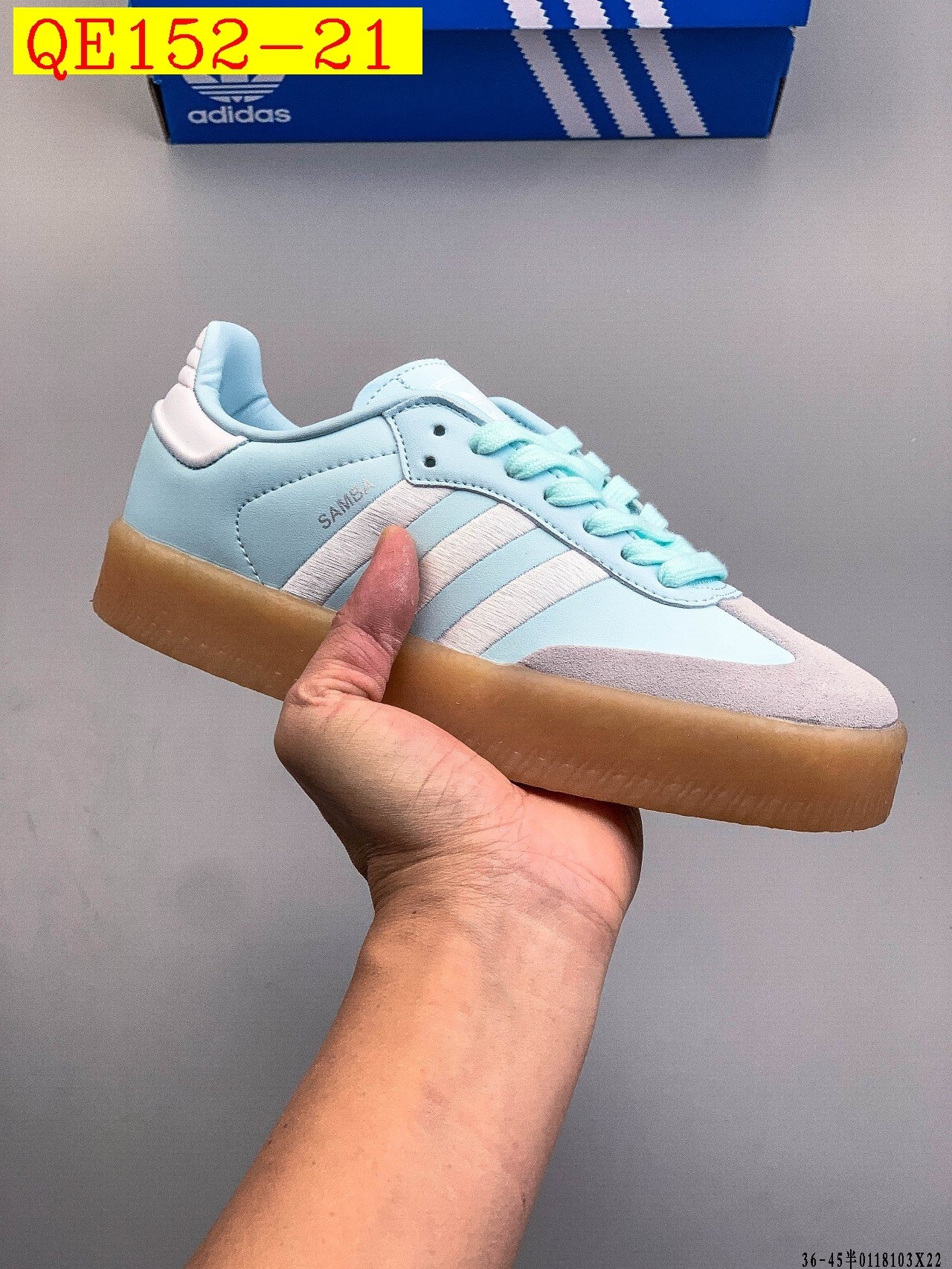 45$ Adidas Originals SAMBAE W size 36-40 half 629230 QE152 gallery