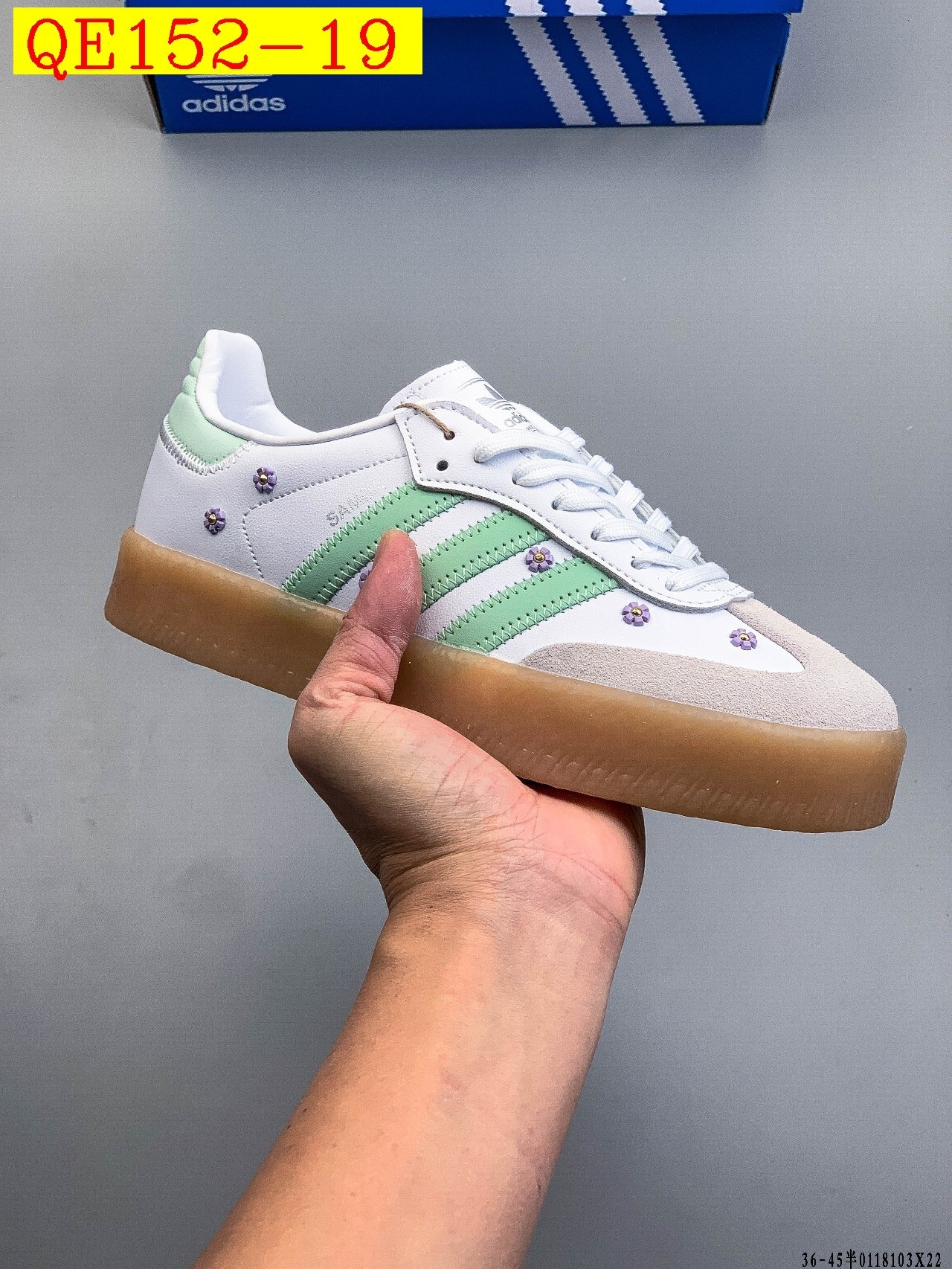 45$ Adidas Originals SAMBAE W size 36-40 half 629230 QE152 gallery