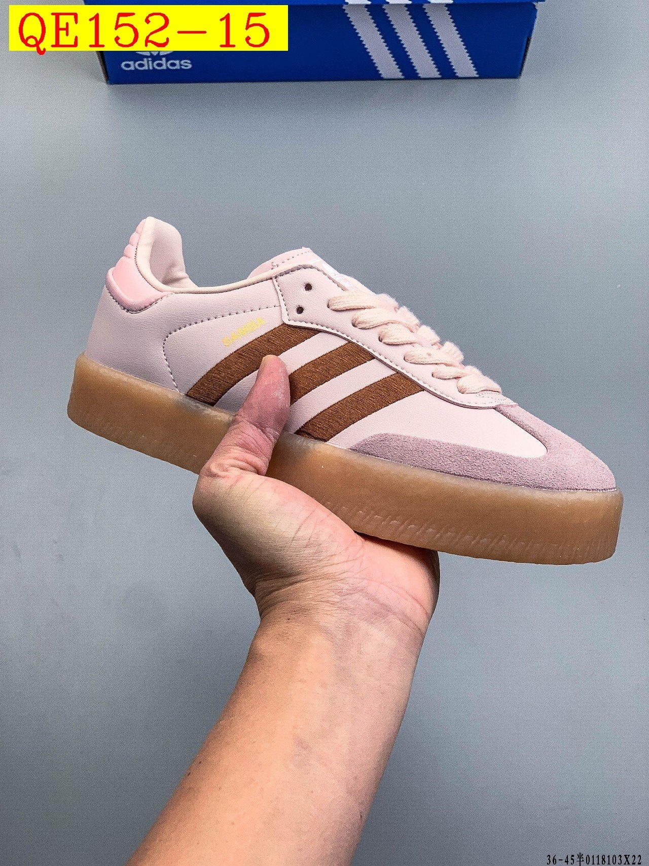 45$ Adidas Originals SAMBAE W size 36-40 half 629230 QE152 gallery