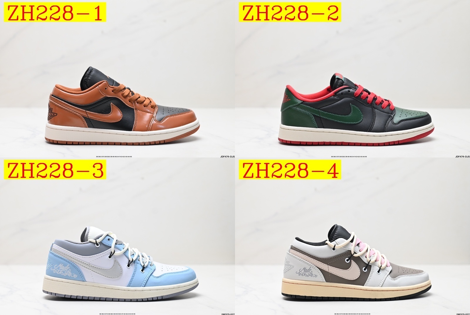 45$ Air Jordan 1 Low size 36-45 All Colors 9 926050 ZH228 gallery