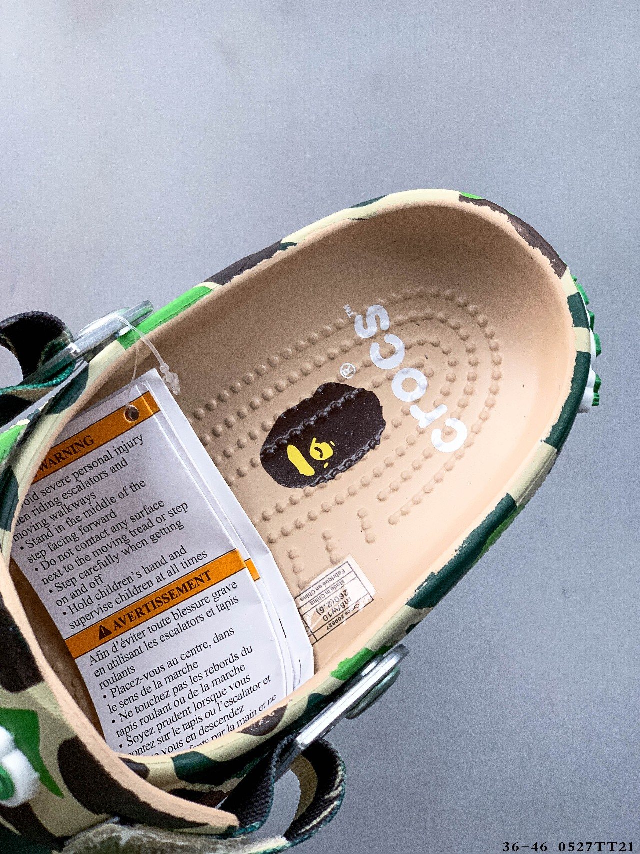 BAPE CROCS ABC CLOG size 36 46 322100 MZ1273 gallery