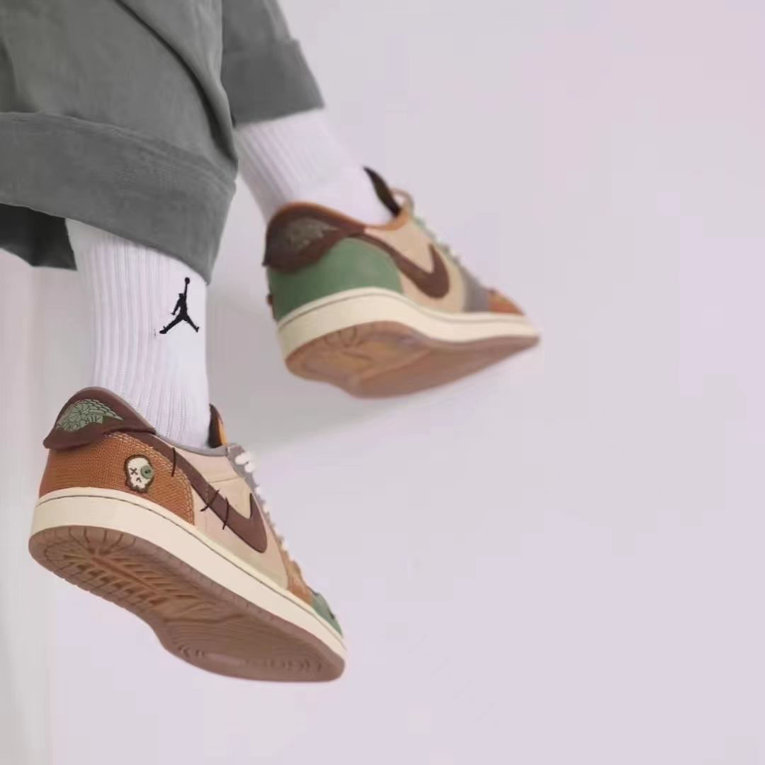 45$ NIKE AIR JORDAN 1 LOW SE AJ1 Size 36-45 010990 QT1296 gallery