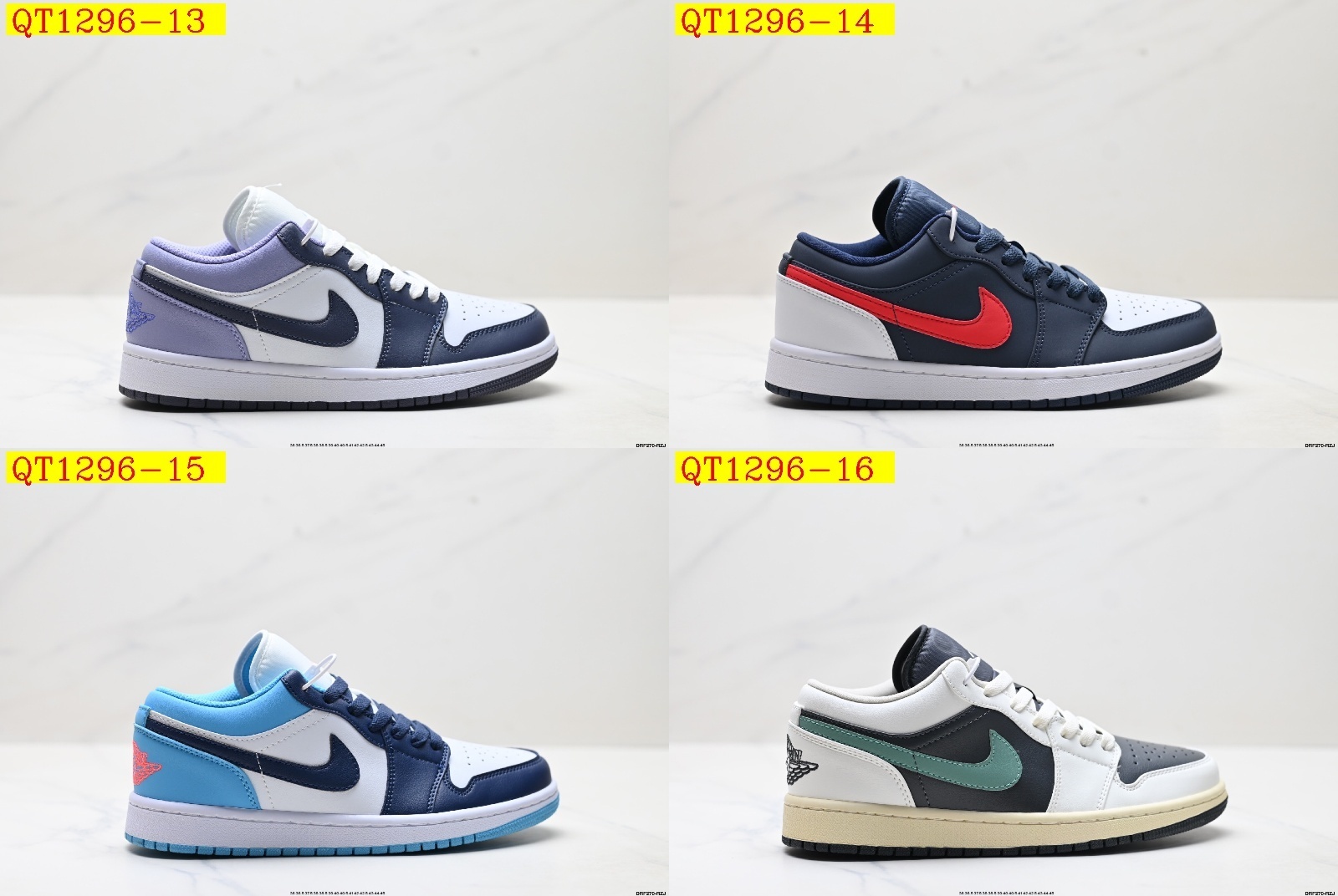 45$ NIKE AIR JORDAN 1 LOW SE AJ1 Size 36-45 010990 QT1296 gallery
