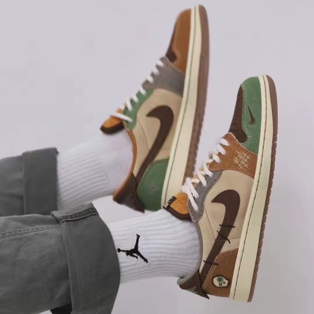 45$ NIKE AIR JORDAN 1 LOW SE AJ1 Size 36-45 010990 QT1296 gallery