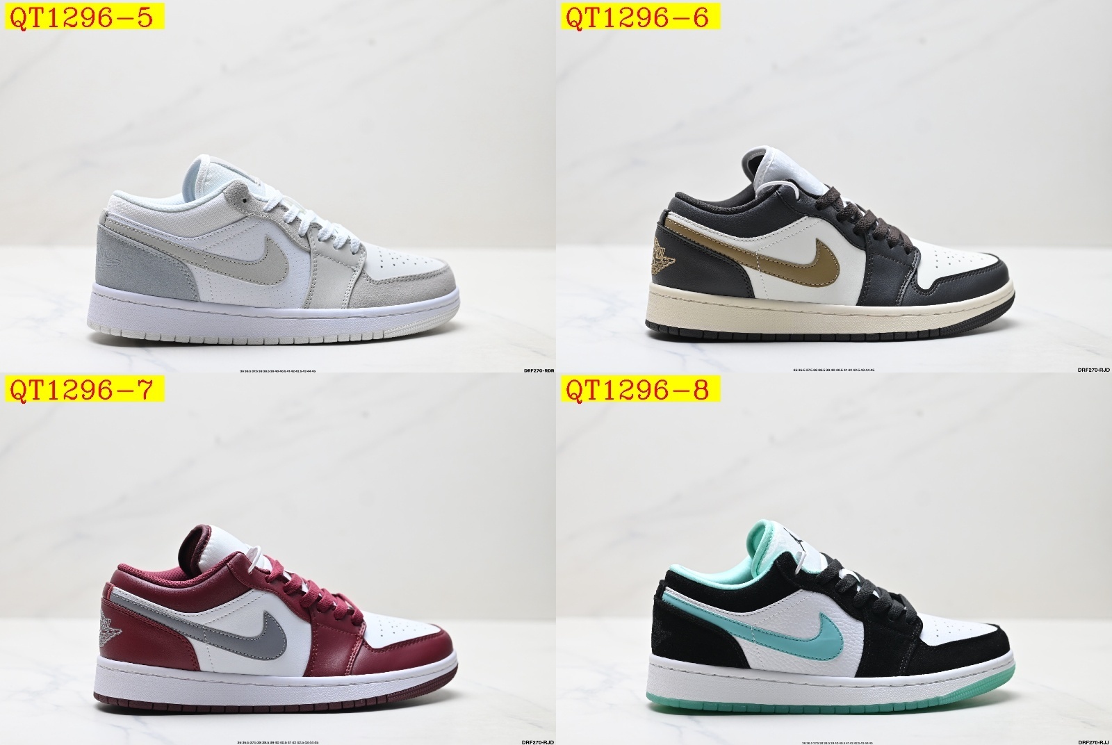 45$ NIKE AIR JORDAN 1 LOW SE AJ1 Size 36-45 010990 QT1296 gallery