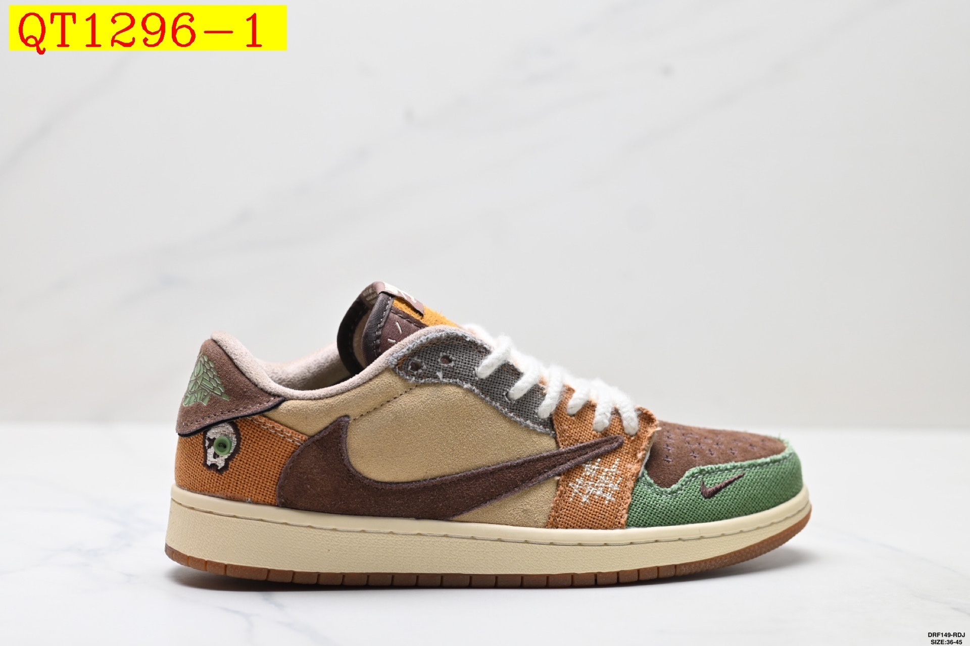 45$ NIKE AIR JORDAN 1 LOW SE AJ1 Size 36-45 010990 QT1296 gallery