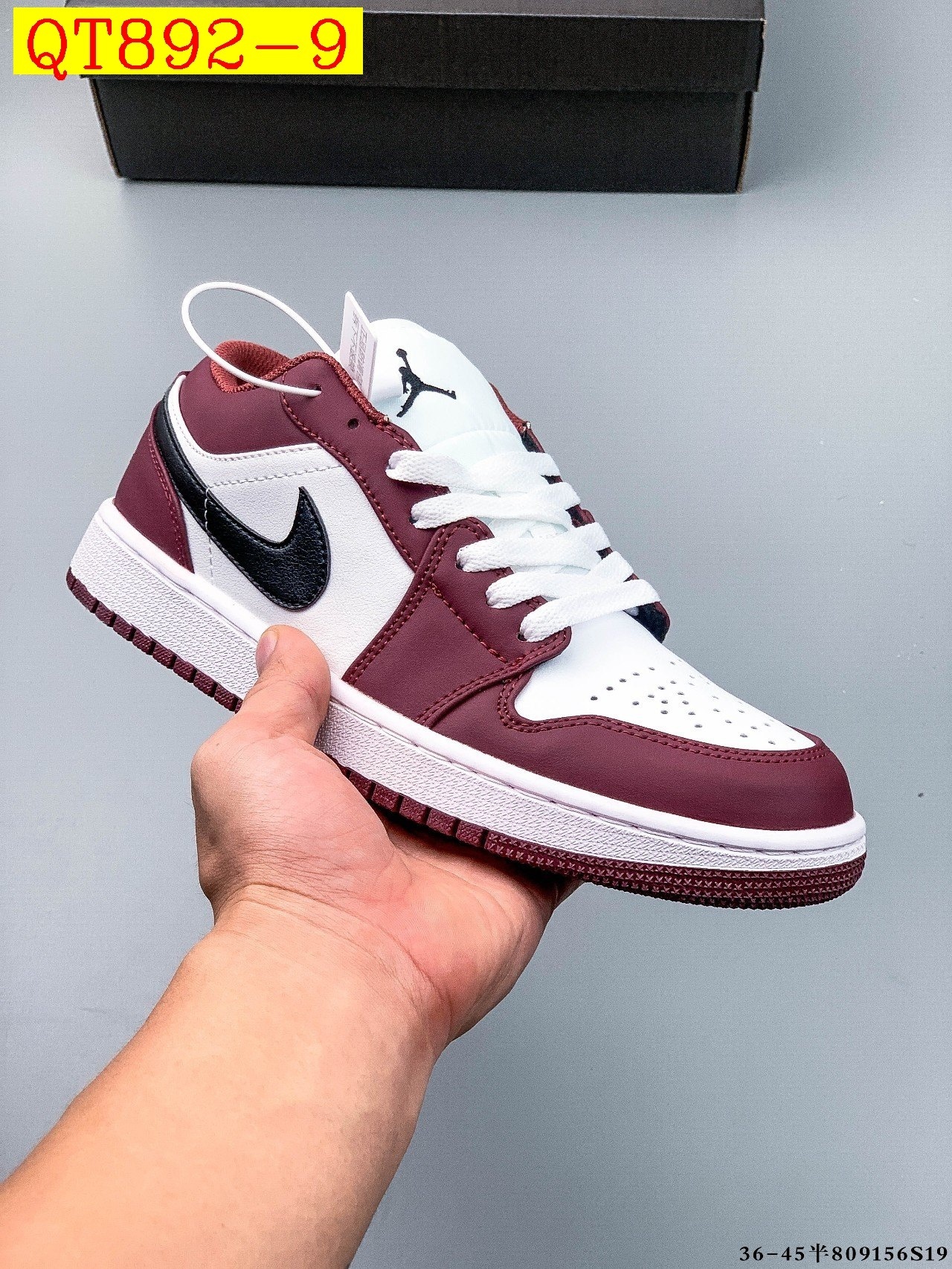45$ NIKE AIR JORDAN LOW 1 size 36-45 half 616940 QT892 gallery