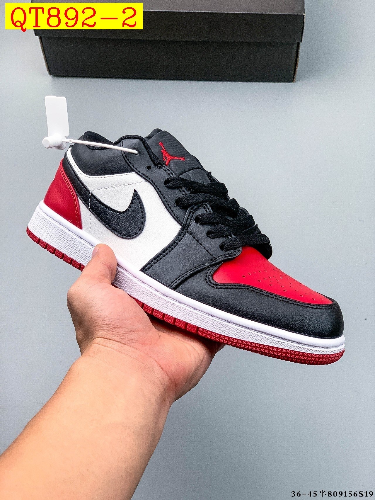 45$ NIKE AIR JORDAN LOW 1 size 36-45 half 616940 QT892 gallery