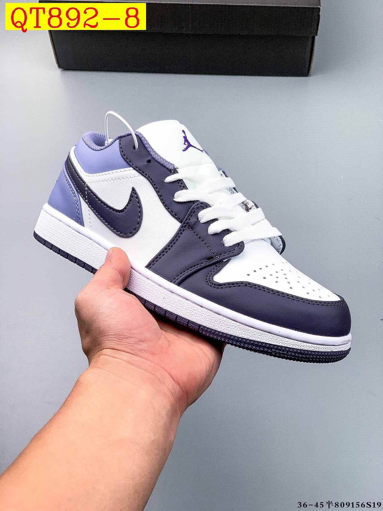 45$ NIKE AIR JORDAN LOW 1 size 36-45 half 616940 QT892 gallery