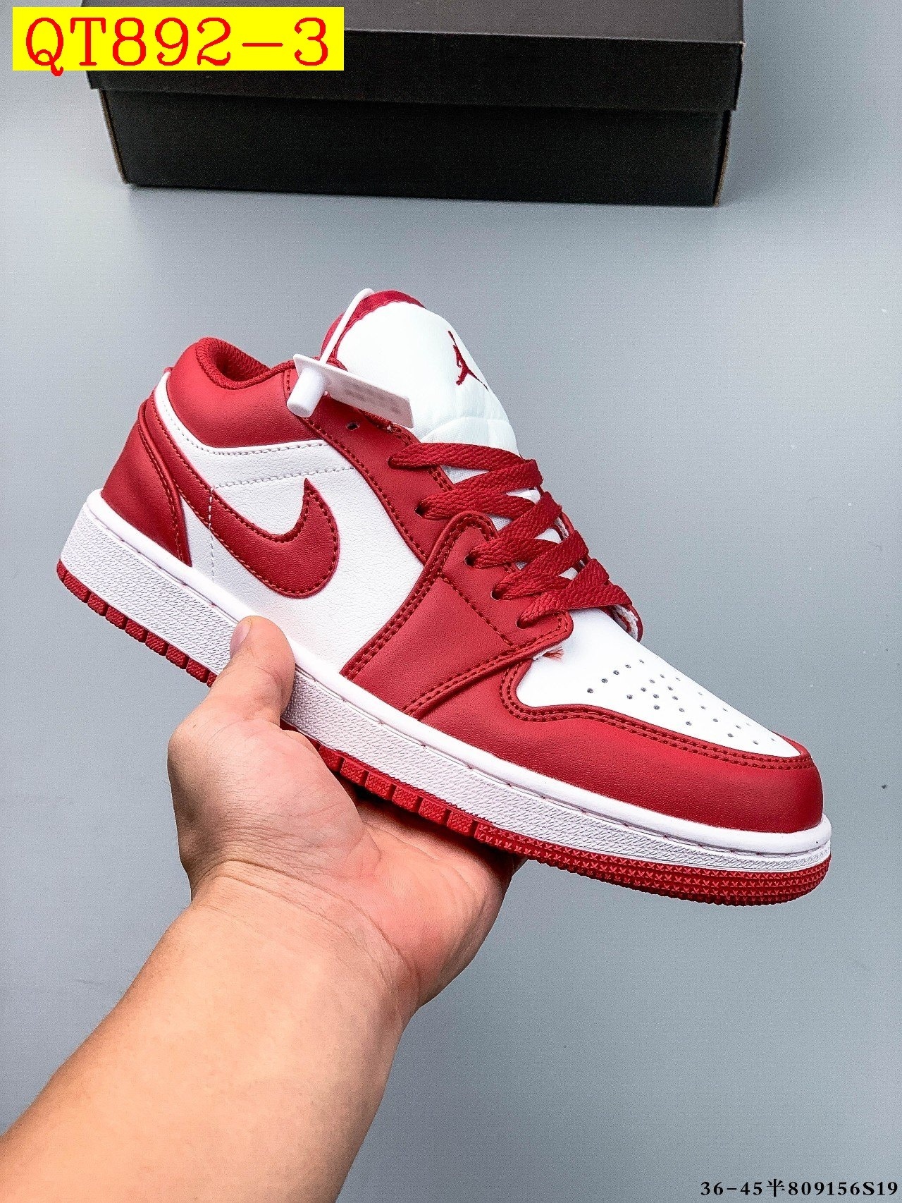 45$ NIKE AIR JORDAN LOW 1 size 36-45 half 616940 QT892 gallery