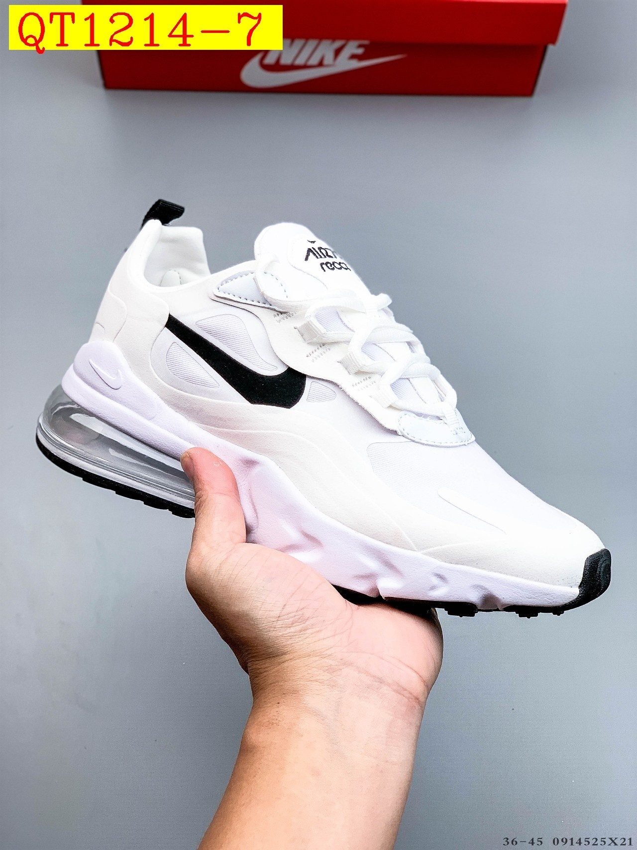 45$ NiKe Air Max 270 React Size 36-45 424170 QT1214 gallery