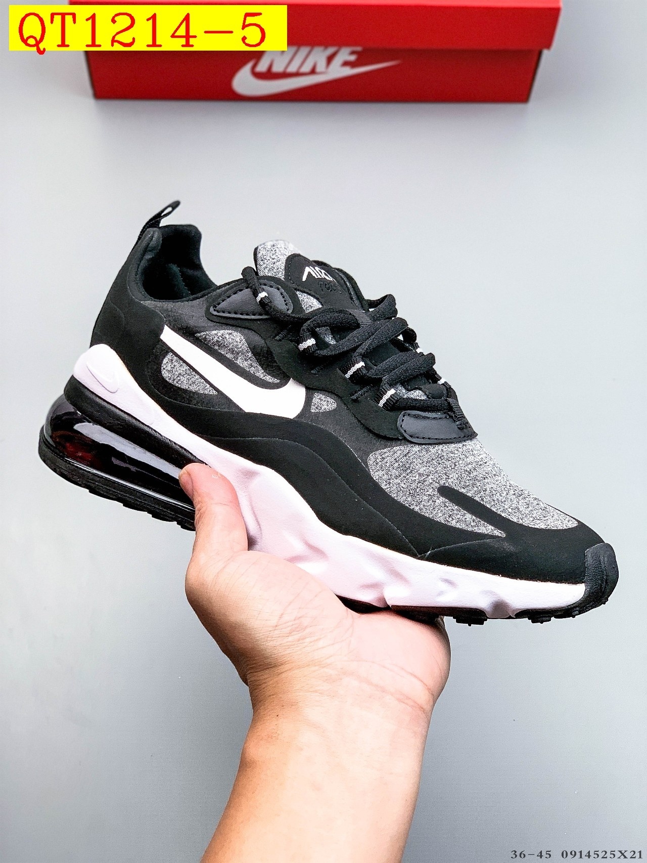 45$ NiKe Air Max 270 React Size 36-45 424170 QT1214 gallery