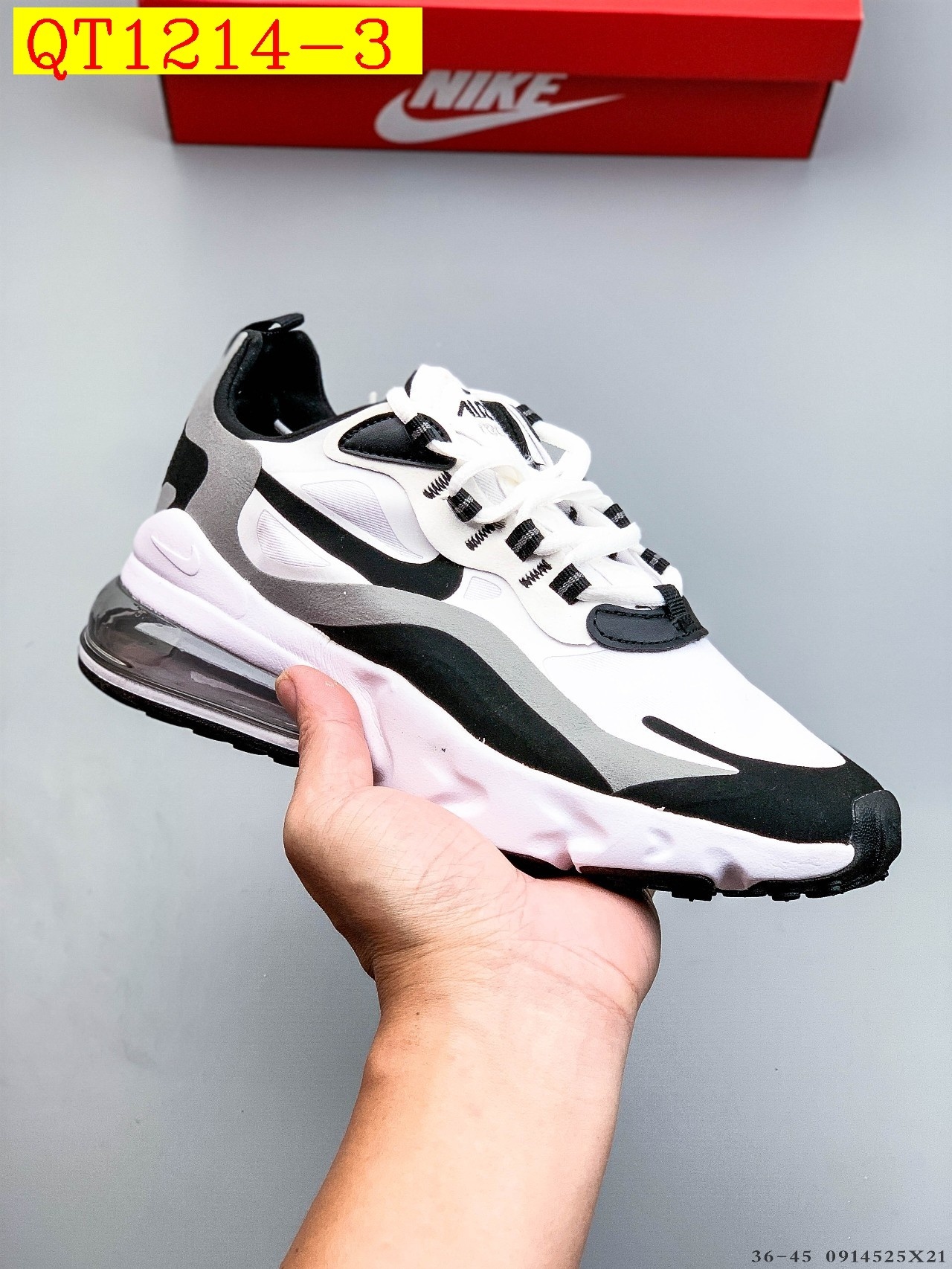 45$ NiKe Air Max 270 React Size 36-45 424170 QT1214 gallery