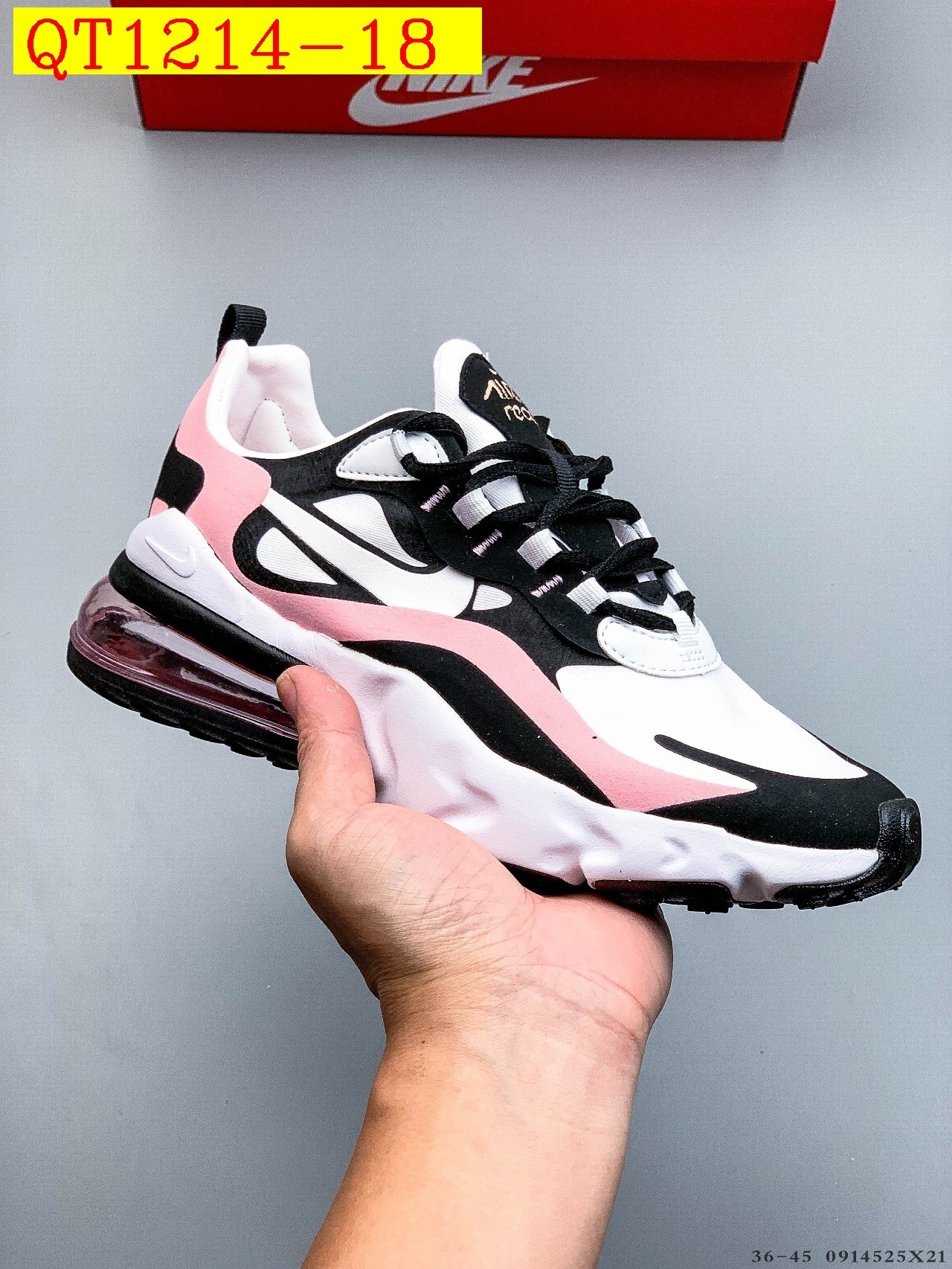 45$ NiKe Air Max 270 React Size 36-45 424170 QT1214 gallery