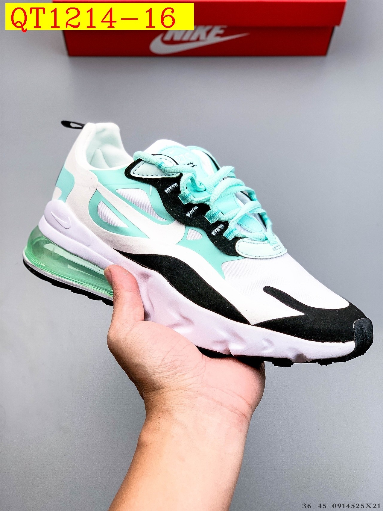 45$ NiKe Air Max 270 React Size 36-45 424170 QT1214 gallery