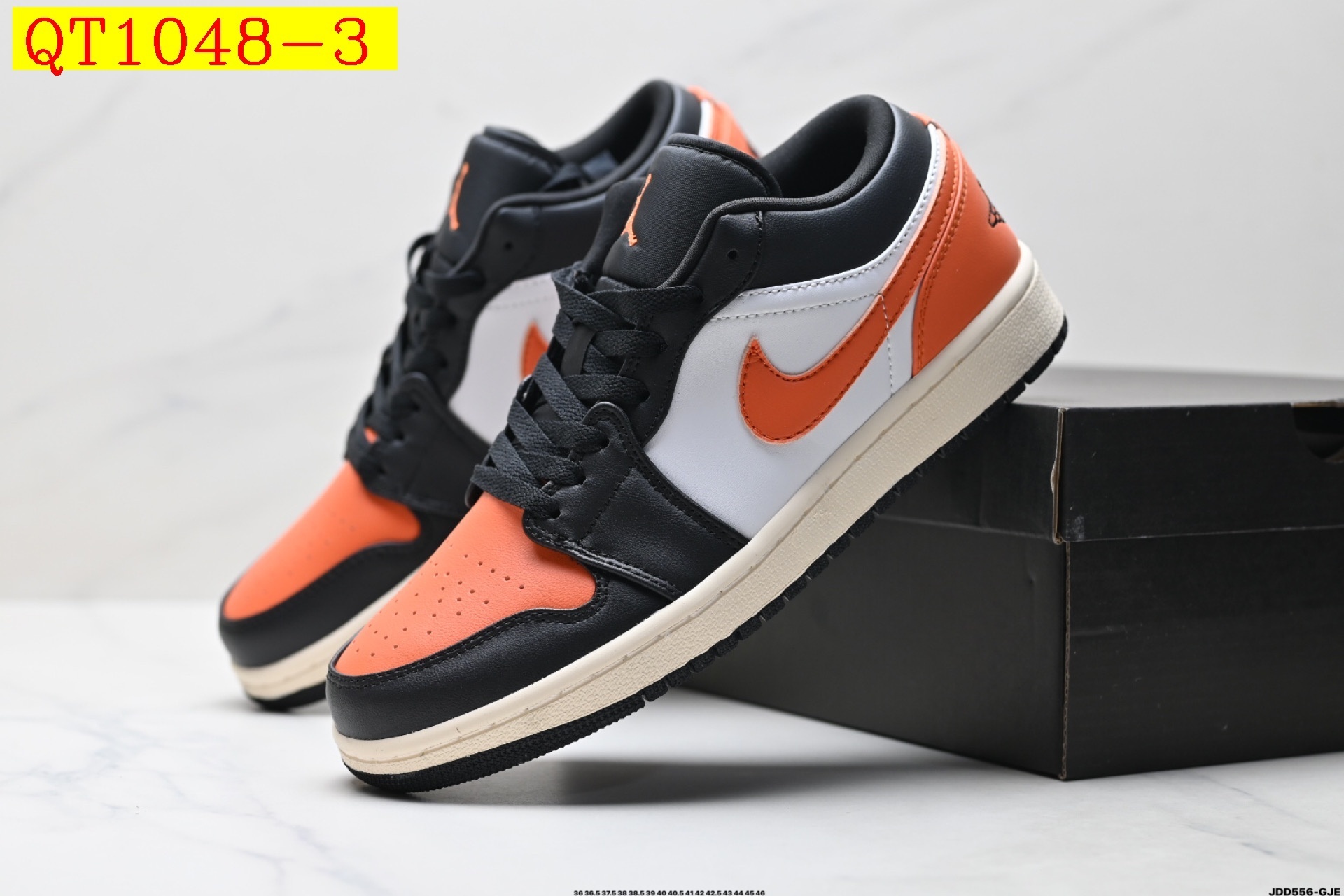 45$ Nike Air Jordan 1 Low Size 36-45 half 127090 QT1048 gallery