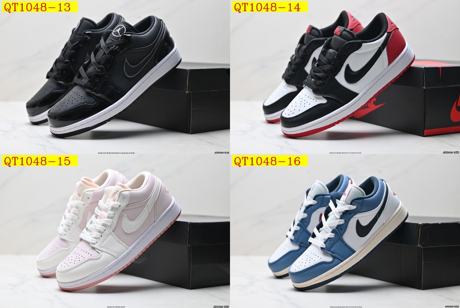 45$ Nike Air Jordan 1 Low Size 36-45 half 127090 QT1048 gallery