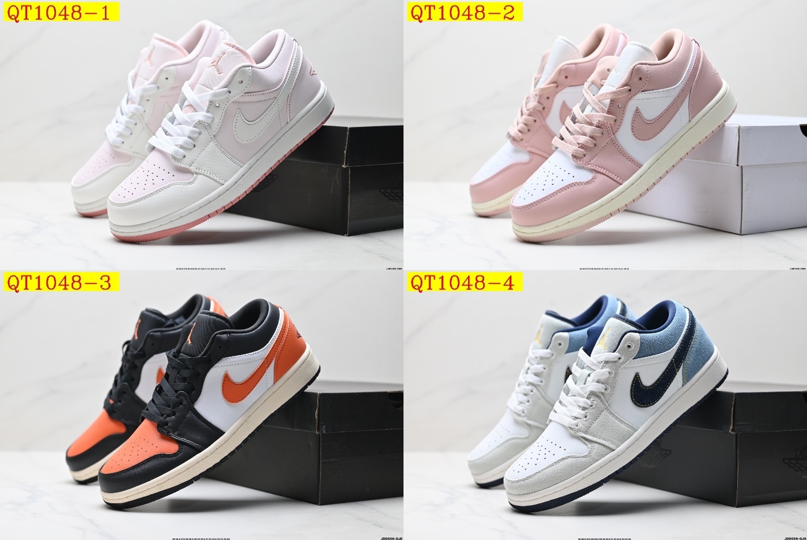 45$ Nike Air Jordan 1 Low Size 36-45 half 127090 QT1048 gallery