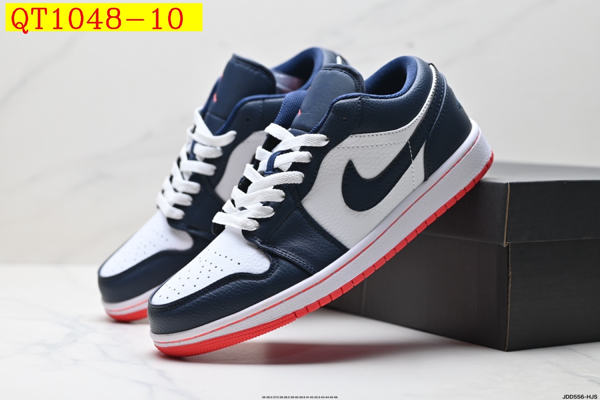 45$ Nike Air Jordan 1 Low Size 36-45 half 127090 QT1048 gallery