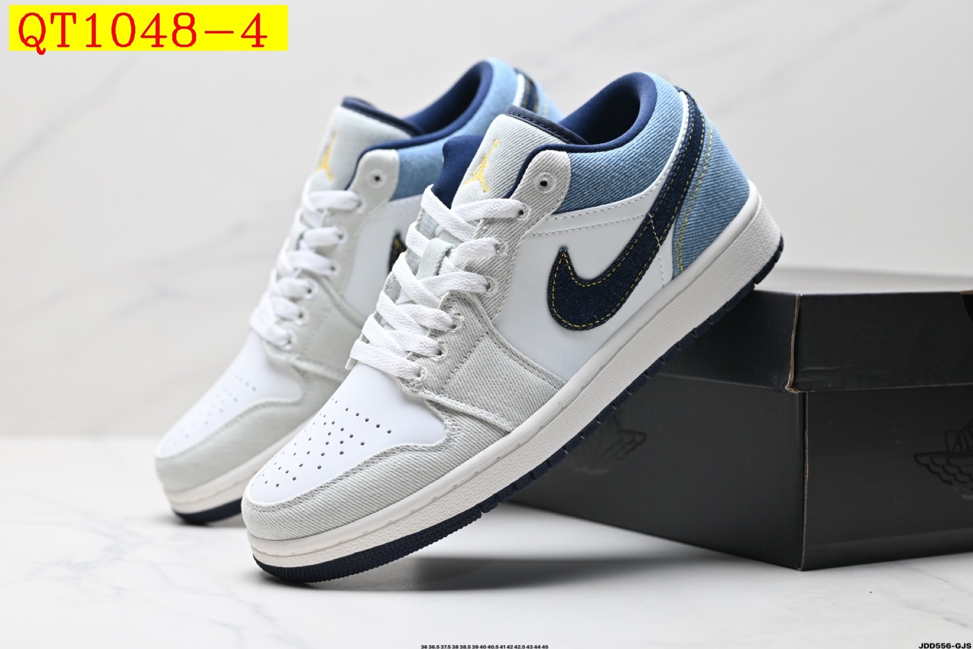 45$ Nike Air Jordan 1 Low Size 36-45 half 127090 QT1048 gallery