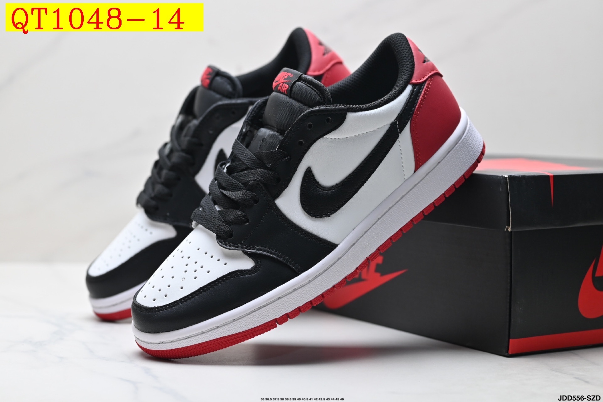 45$ Nike Air Jordan 1 Low Size 36-45 half 127090 QT1048 gallery