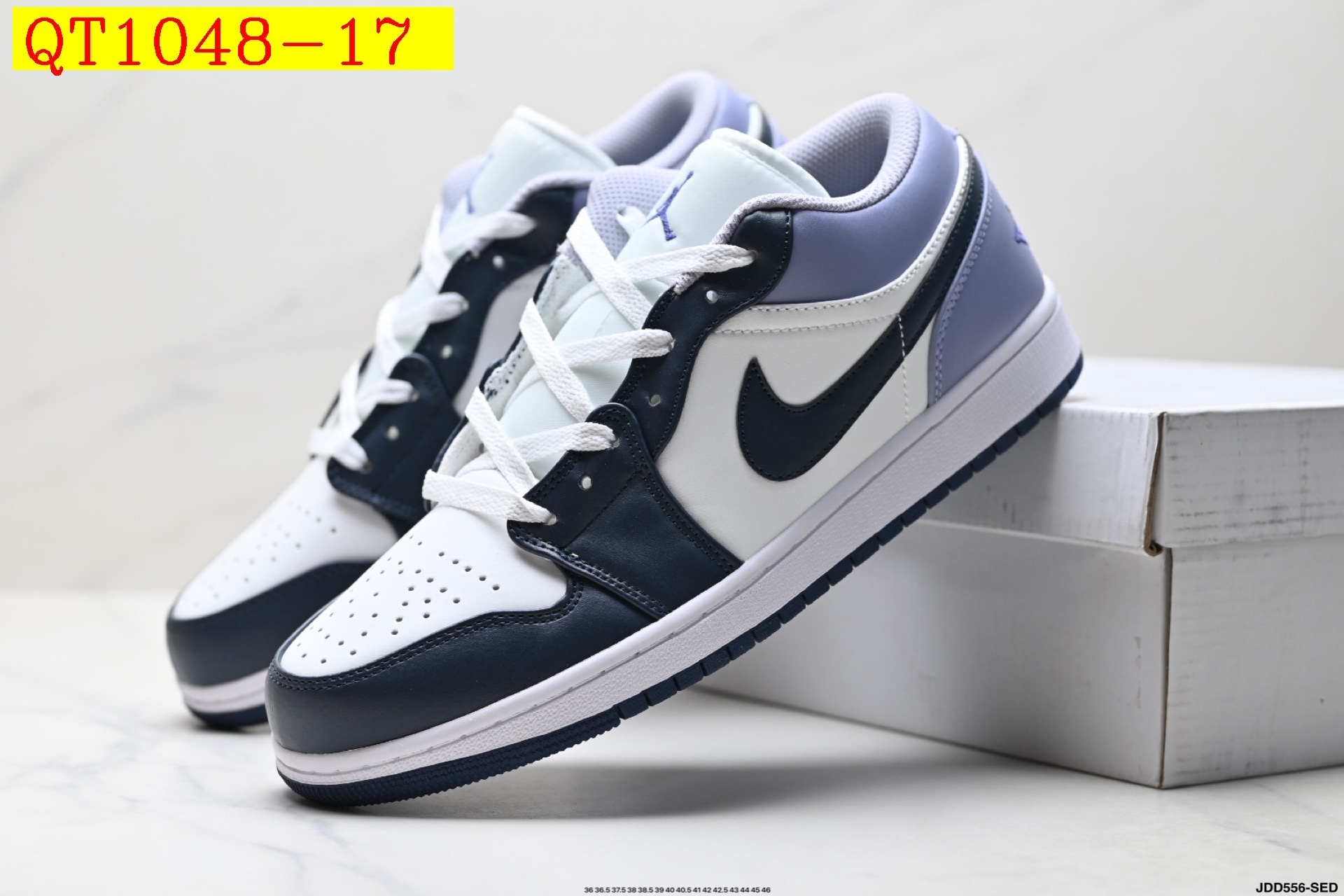 45$ Nike Air Jordan 1 Low Size 36-45 half 127090 QT1048 gallery
