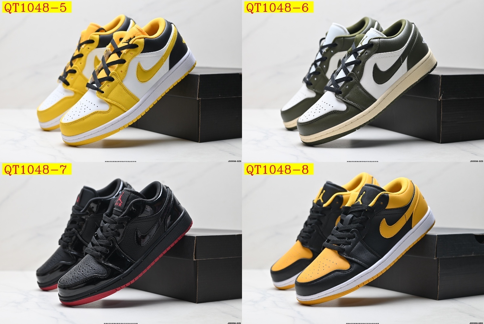 45$ Nike Air Jordan 1 Low Size 36-45 half 127090 QT1048 gallery