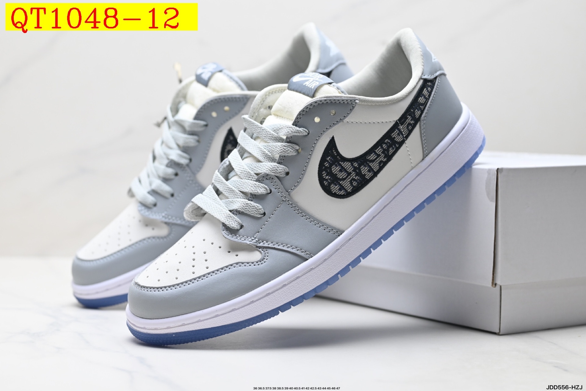 45$ Nike Air Jordan 1 Low Size 36-45 half 127090 QT1048 gallery
