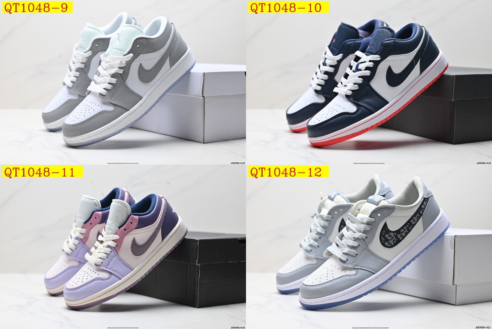 45$ Nike Air Jordan 1 Low Size 36-45 half 127090 QT1048 gallery