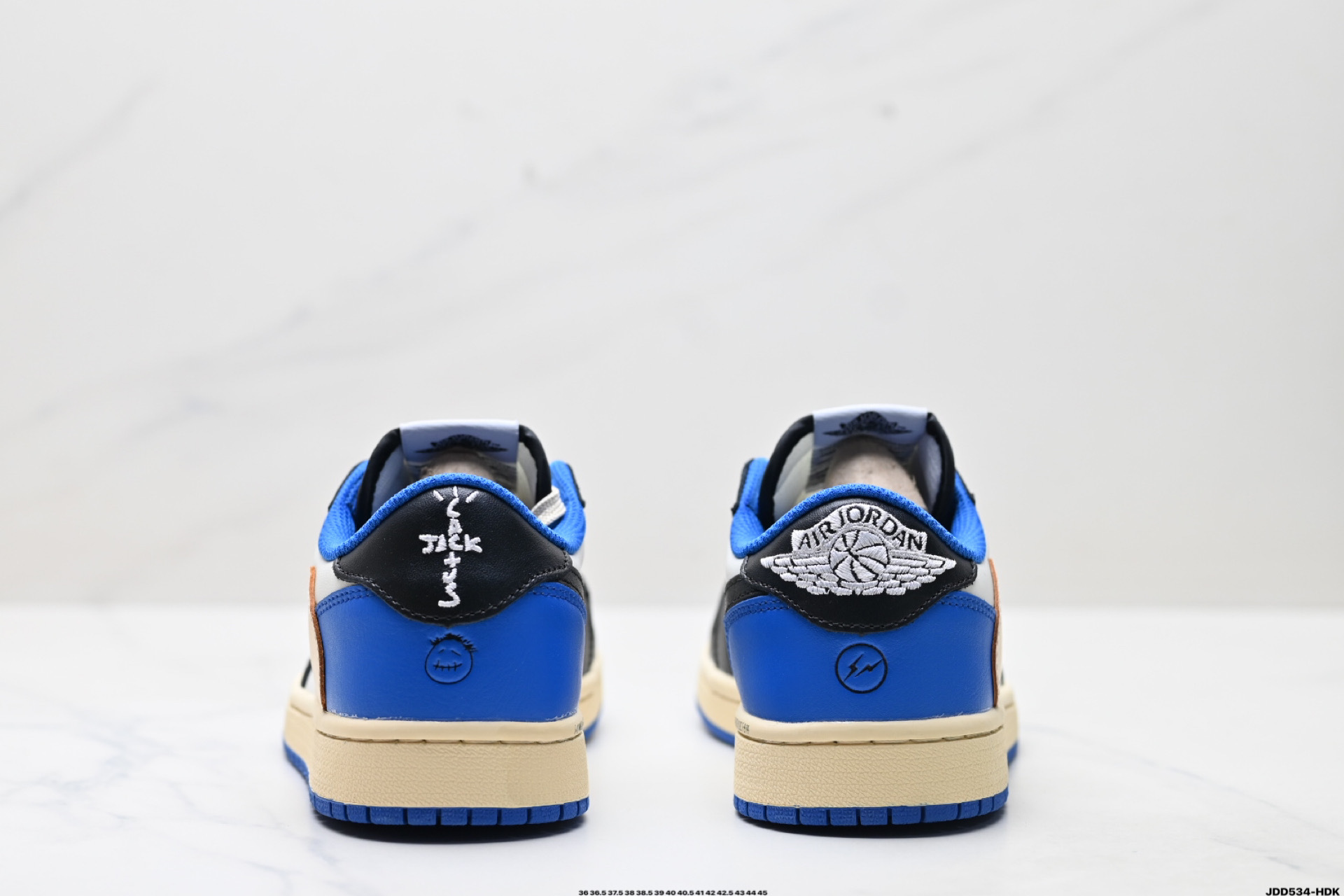 45$ Nike Air Jordan 1 Low Size 36-45 half 320020 QT1050 gallery