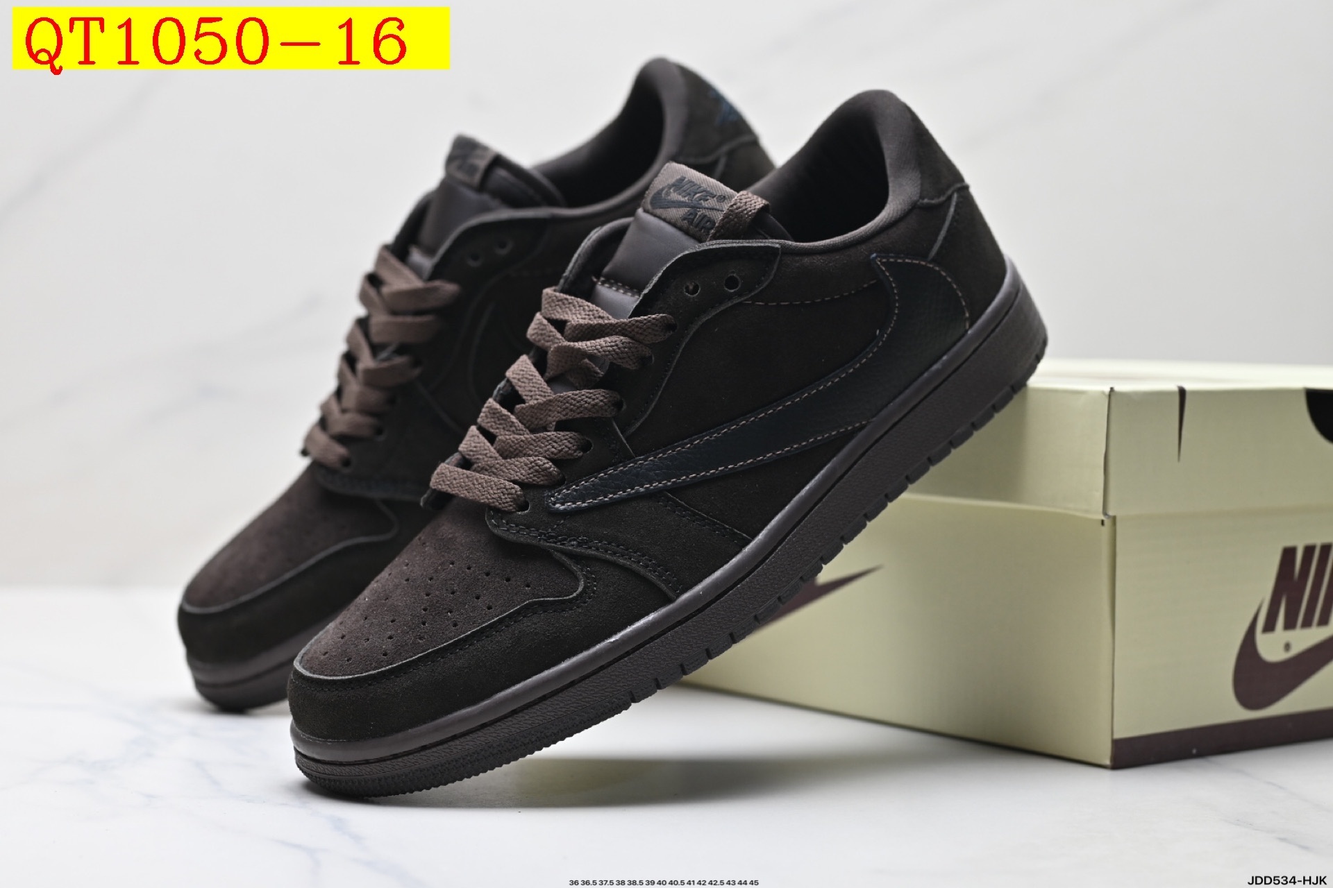 45$ Nike Air Jordan 1 Low Size 36-45 half 320020 QT1050 gallery