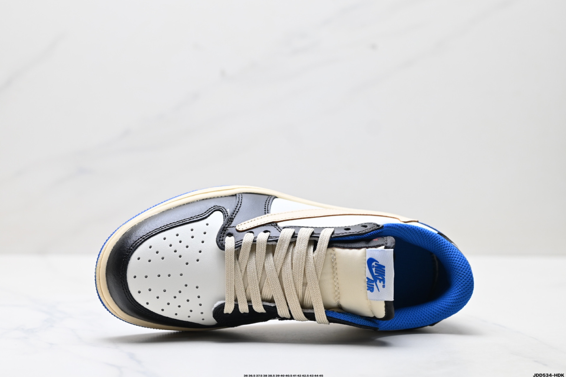 45$ Nike Air Jordan 1 Low Size 36-45 half 320020 QT1050 gallery