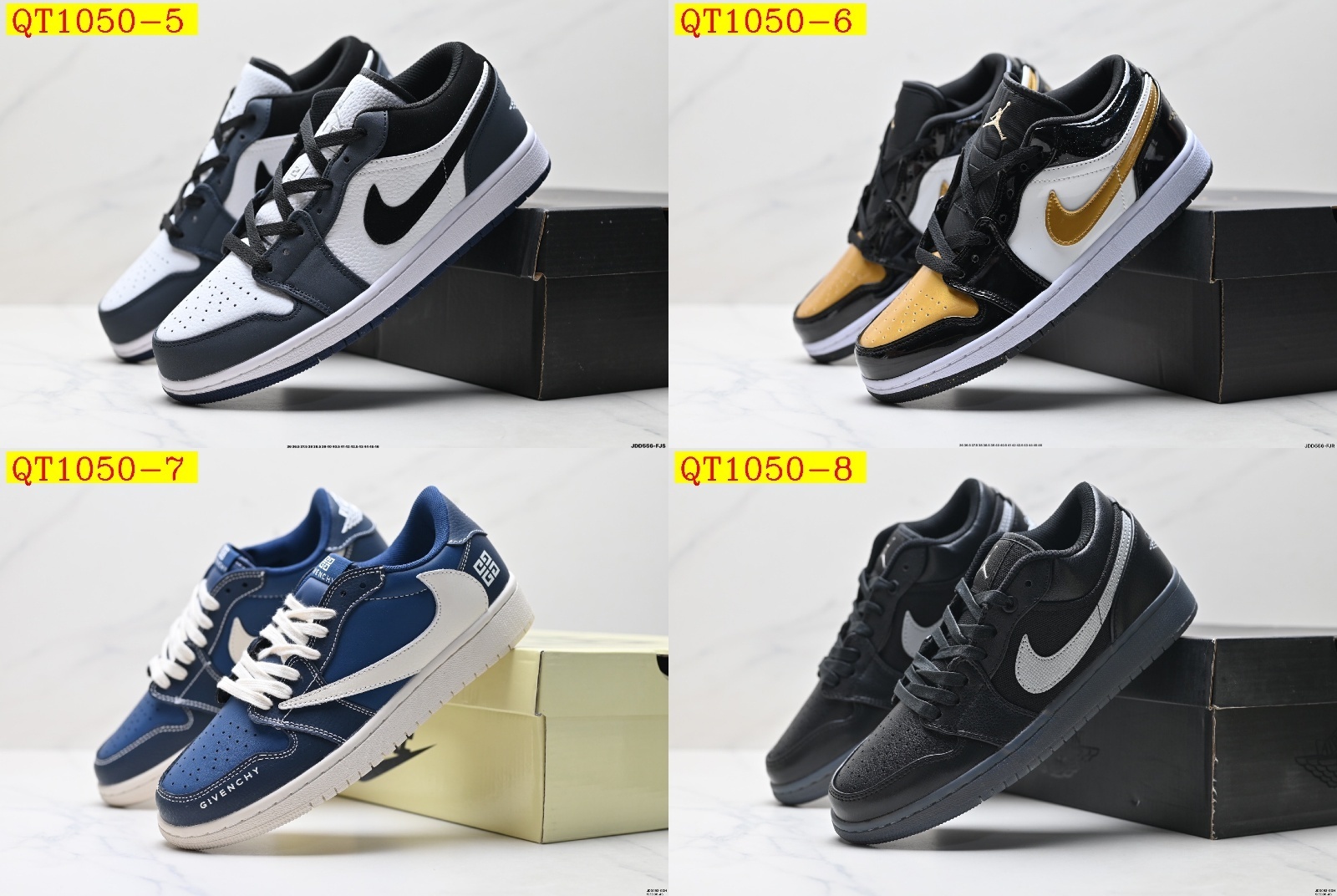 45$ Nike Air Jordan 1 Low Size 36-45 half 320020 QT1050 gallery