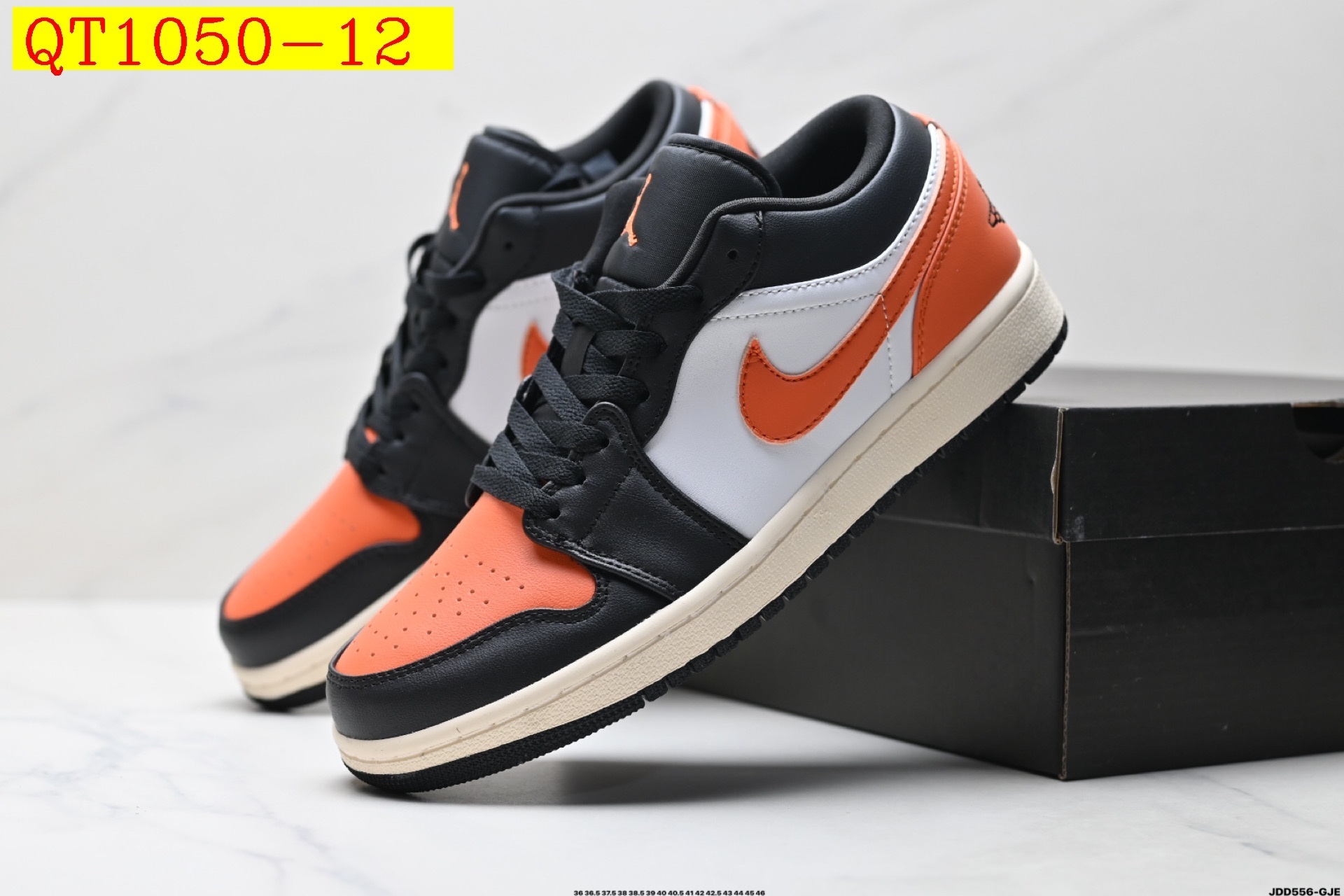 45$ Nike Air Jordan 1 Low Size 36-45 half 320020 QT1050 gallery