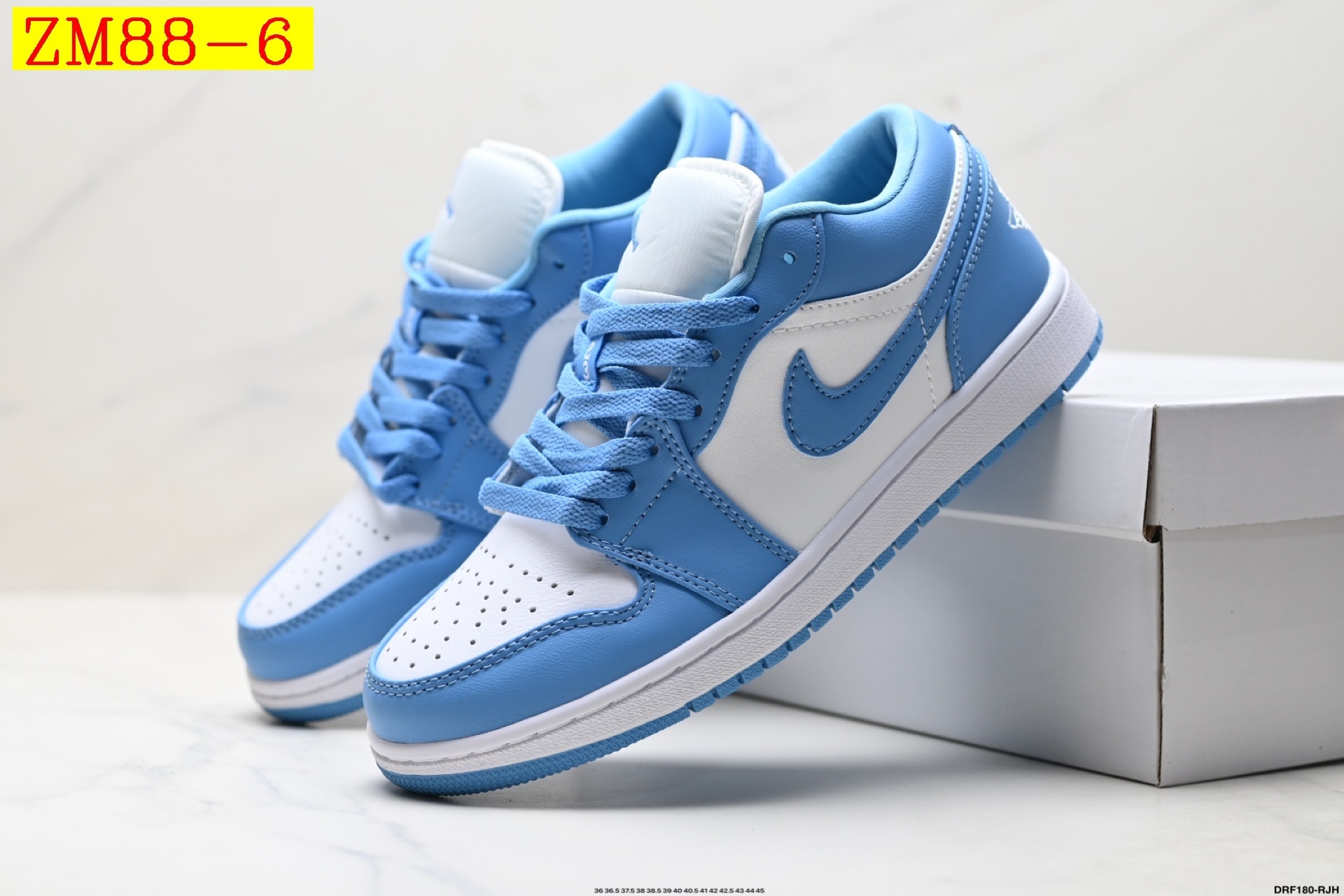 45$ Nike Air Jordan 1 Low Size 36-45 half 711950 ZM88 gallery