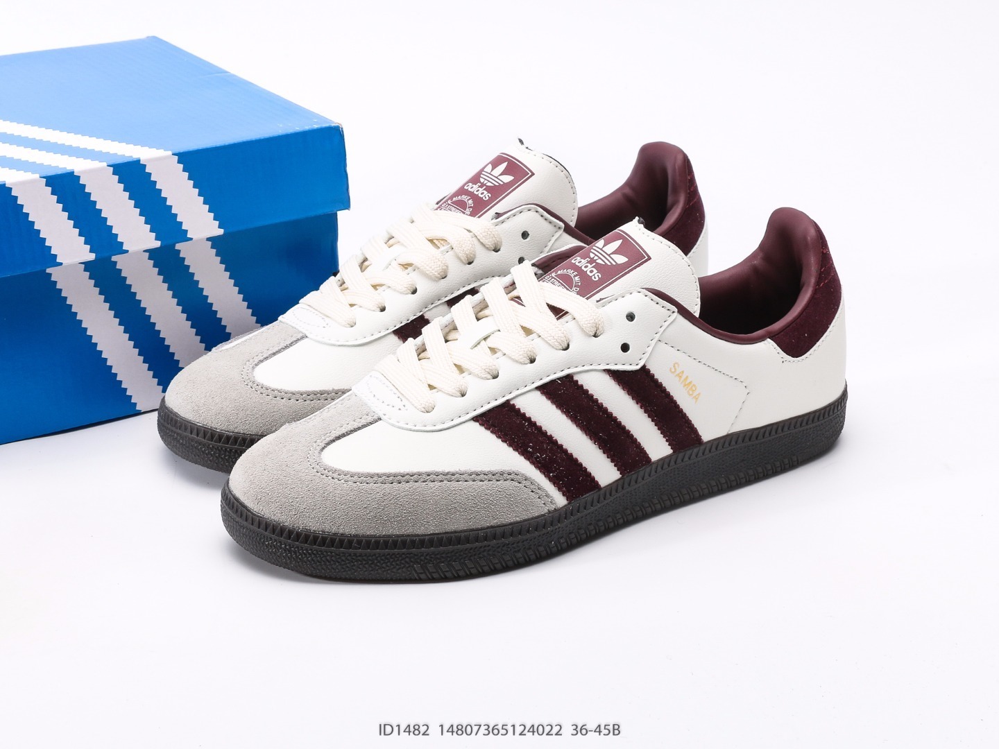 45$ adidas Originals Samba OG size 36-45 827210 MZ1003 gallery