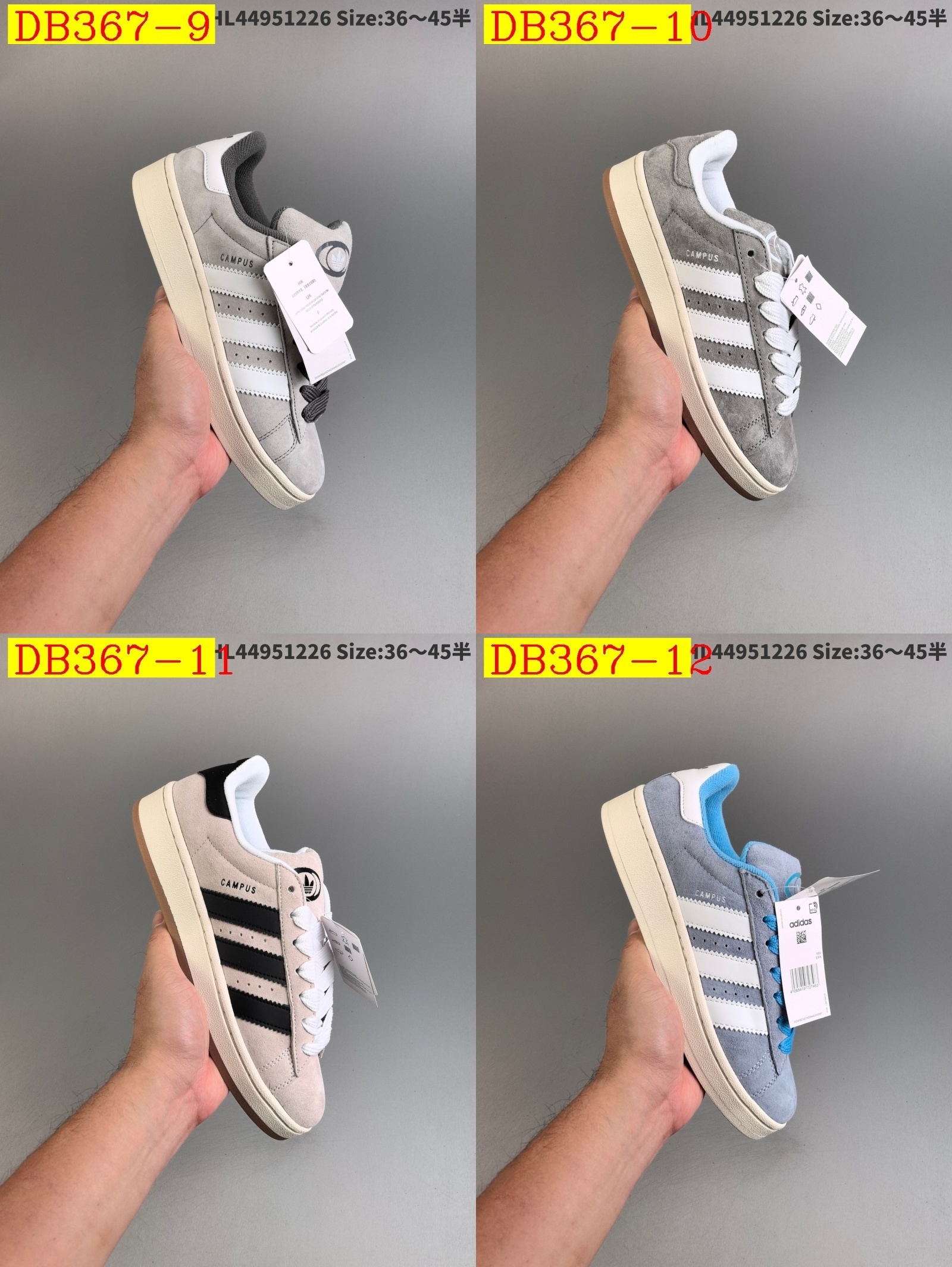 45$ dh Adidas Originals Campus 00s Half size 36-45 61395034155 DB367 gallery