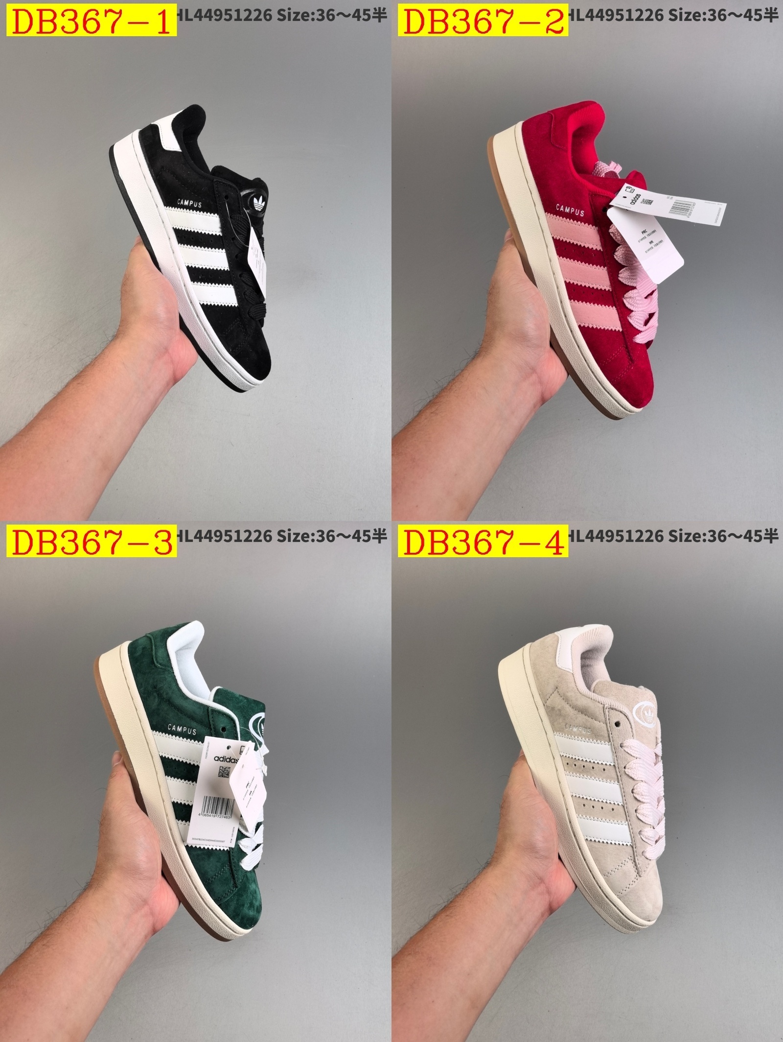 45$ dh Adidas Originals Campus 00s Half size 36-45 61395034155 DB367 gallery