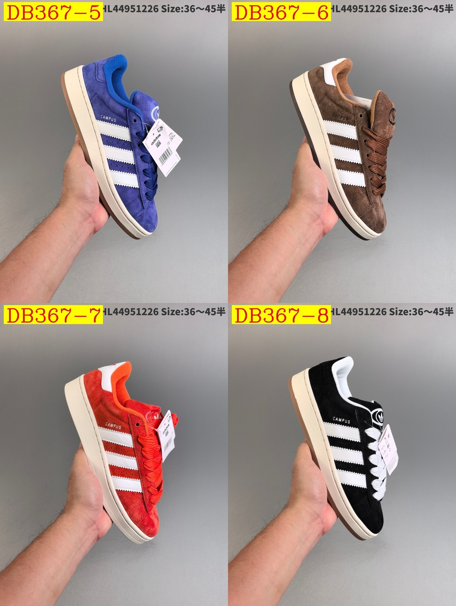 45$ dh Adidas Originals Campus 00s Half size 36-45 61395034155 DB367 gallery