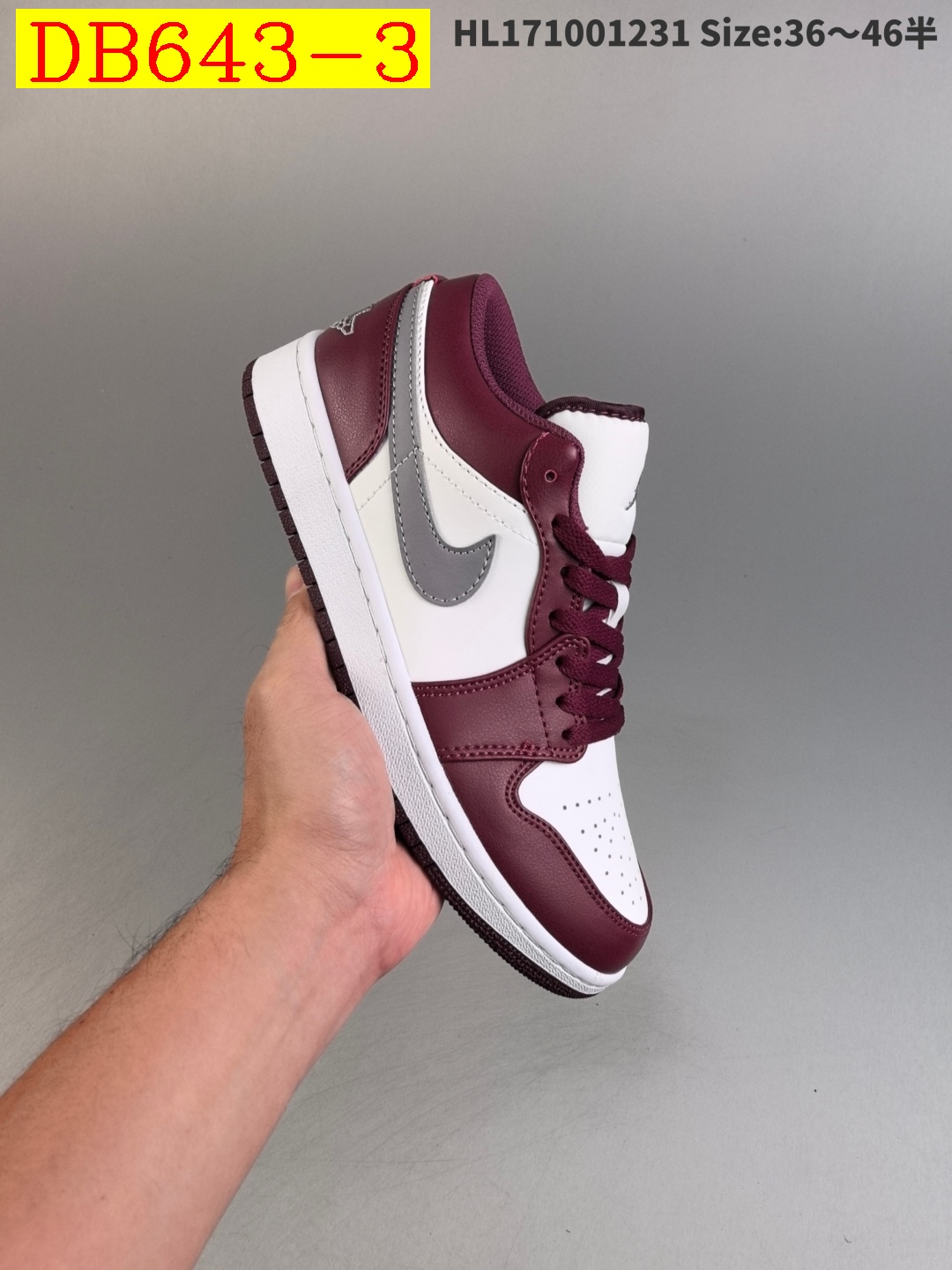 dh Air Jordan 1 Low AJ1 Half size 36 45 72405034153 DB643 gallery