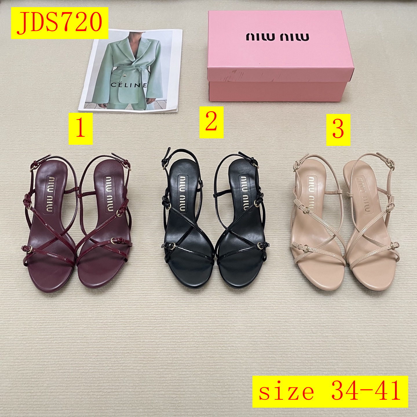 45$ dh Miu Miu 2025 size 34-41 42516034152 JDS720 gallery