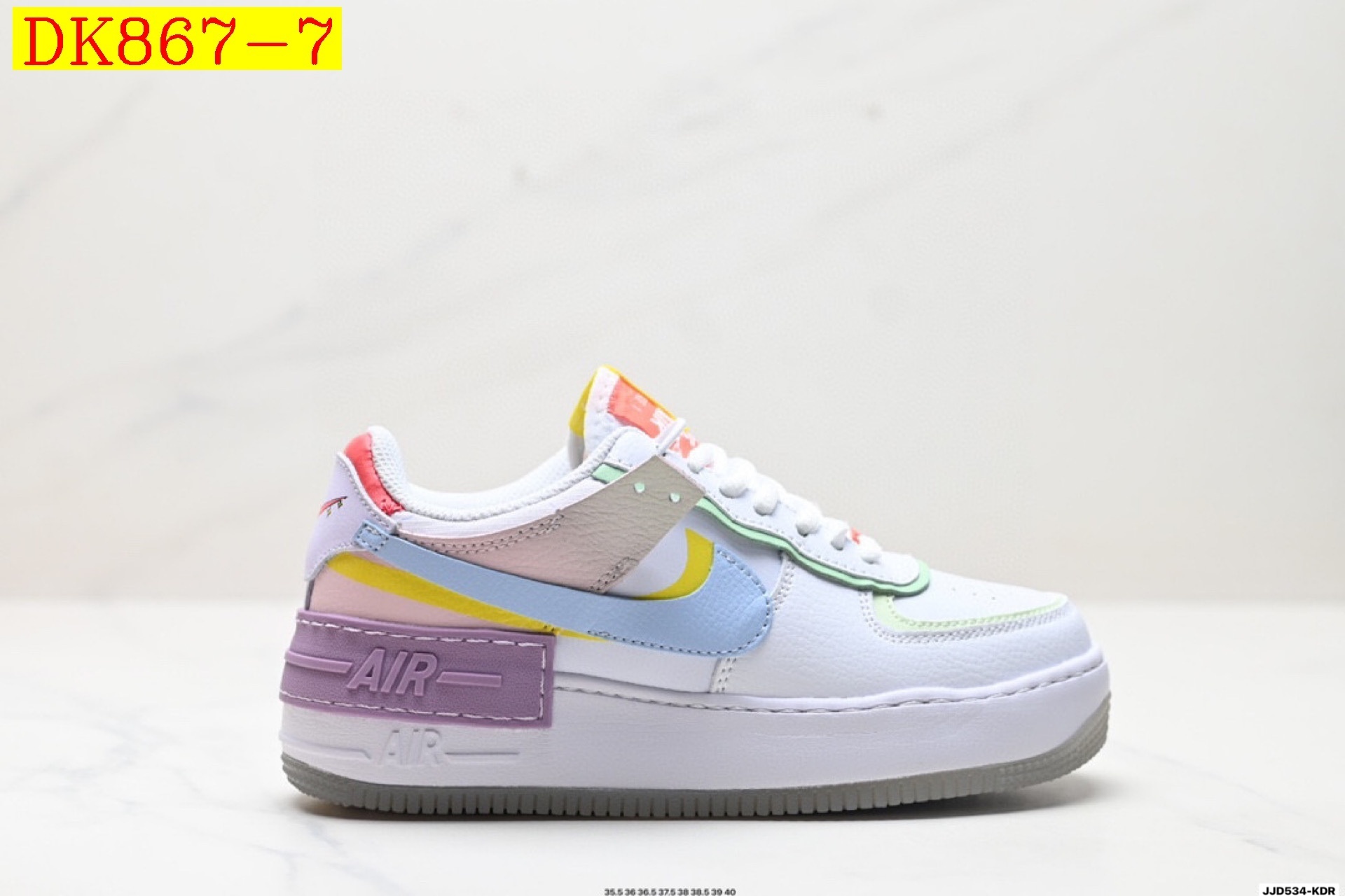 45$ dh NIKE WMNS Air Force 1 Shadow Half size 36-40 62521034154 DK867 gallery