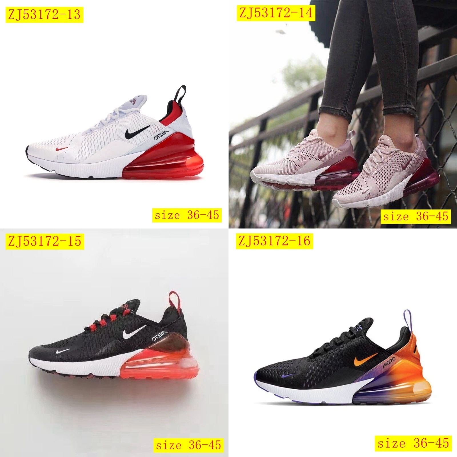 45$ dh Nike Air Max 270 Size 36-45 62325034154 ZJ53172 gallery