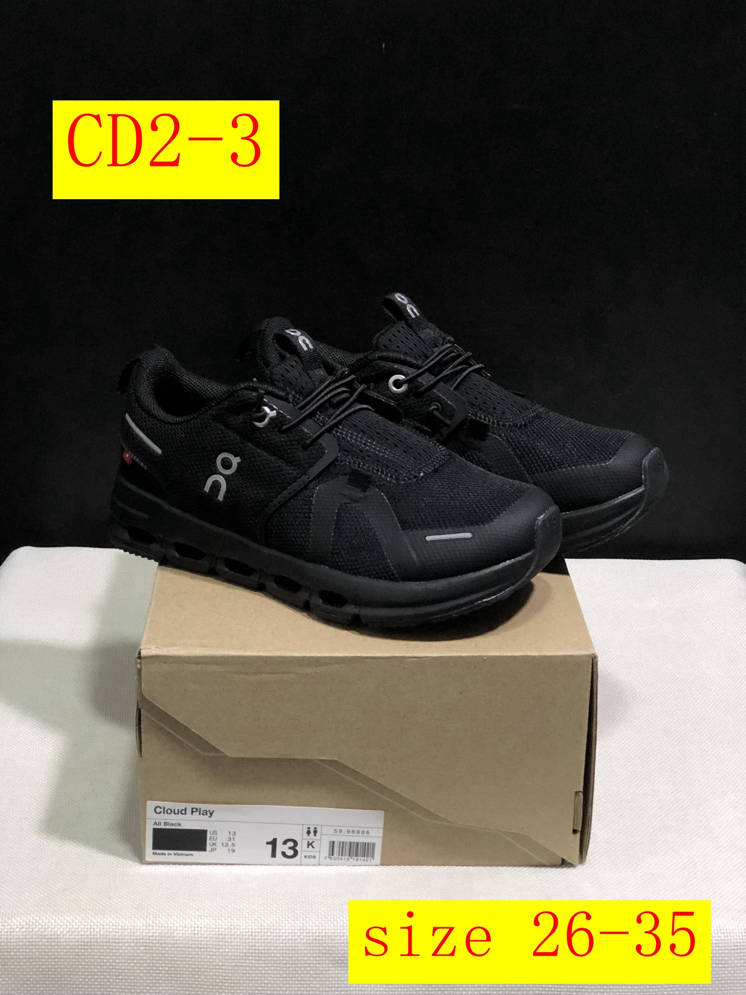 45$ dh On Cloud for kids size 26-35 CD2 gallery