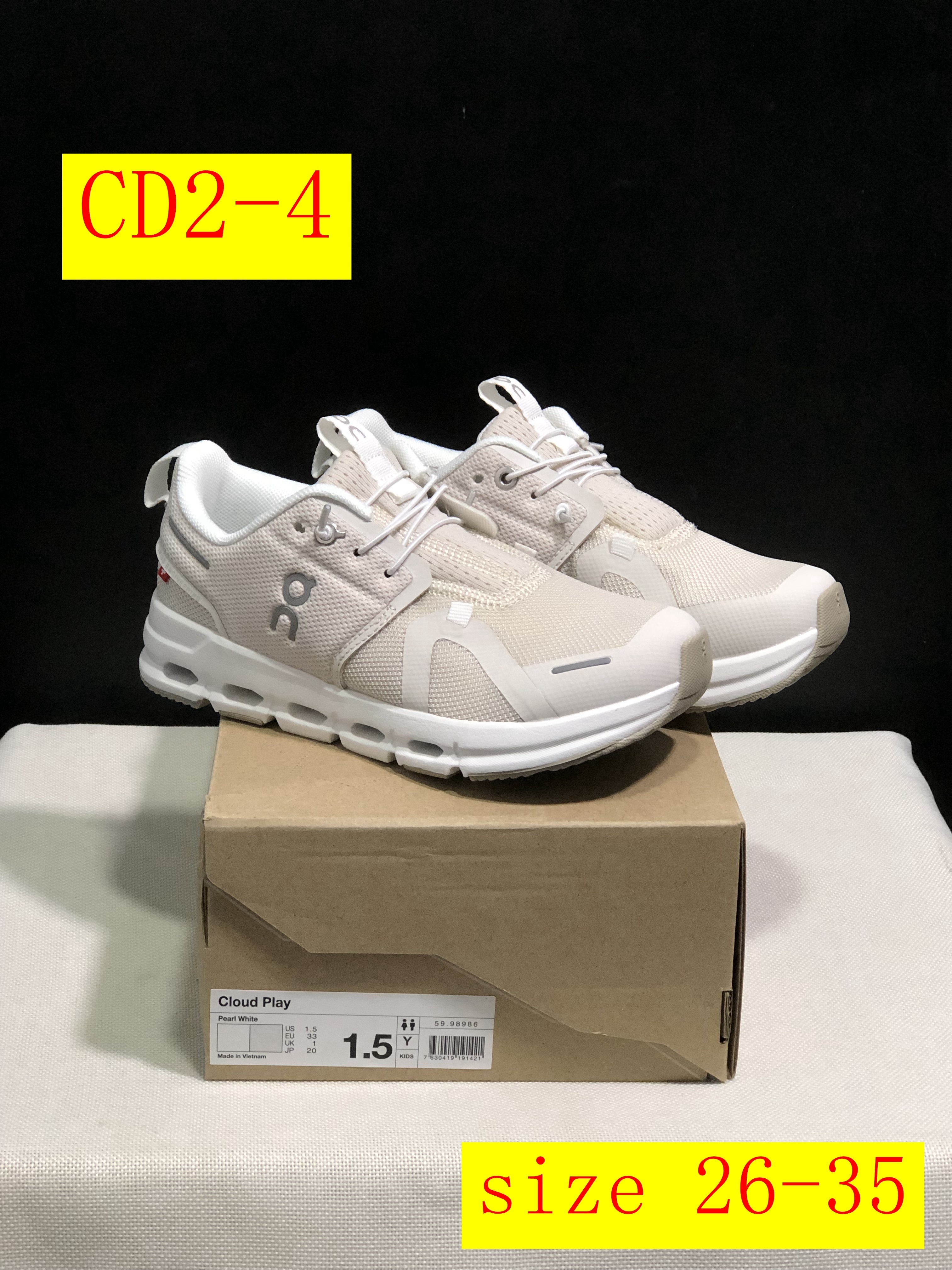 45$ dh On Cloud for kids size 26-35 CD2 gallery